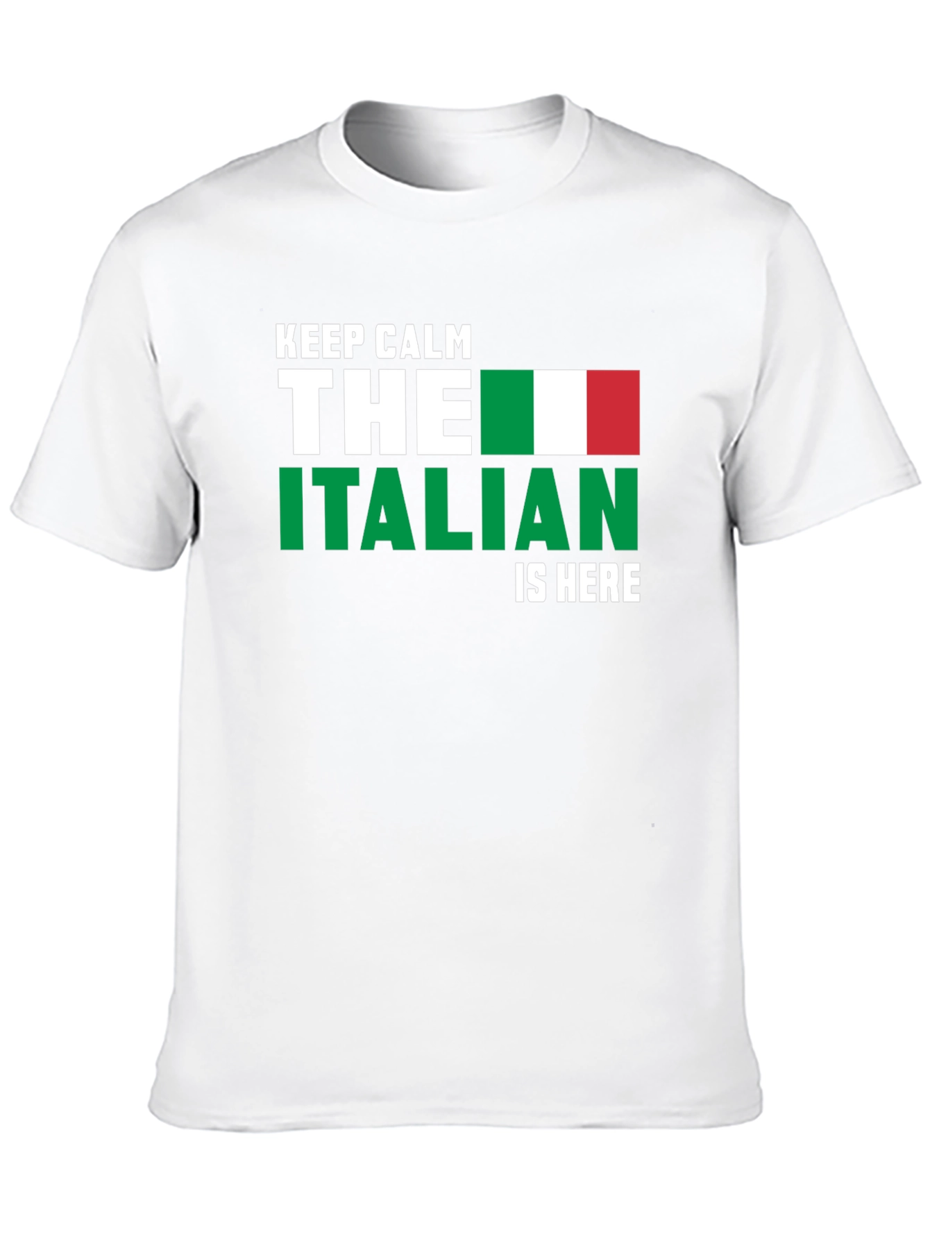 Keep Calm Italian Is Here Graphic T-Shirt