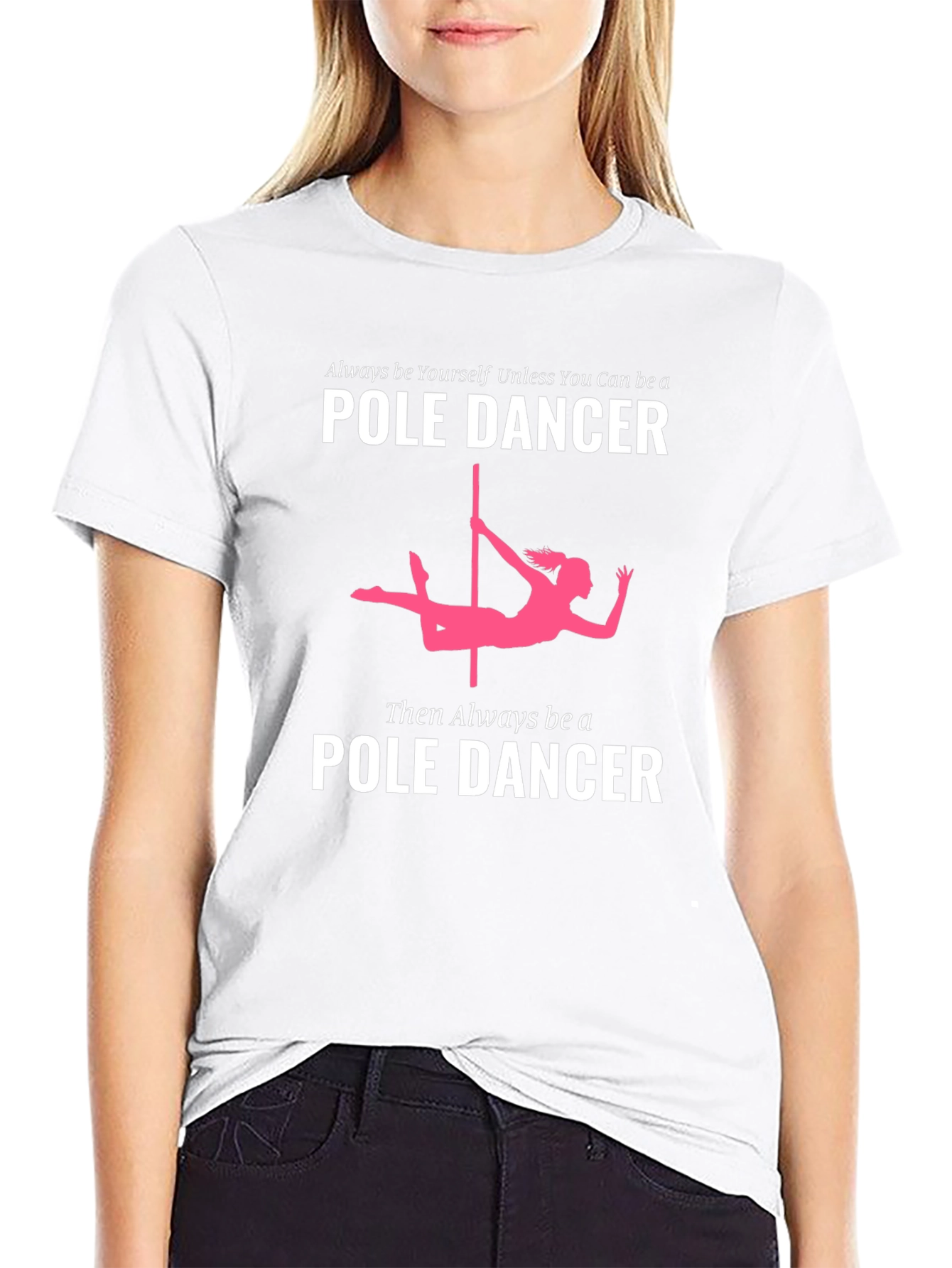 Pole Dancer Graphic T-Shirt - Novelty Tee