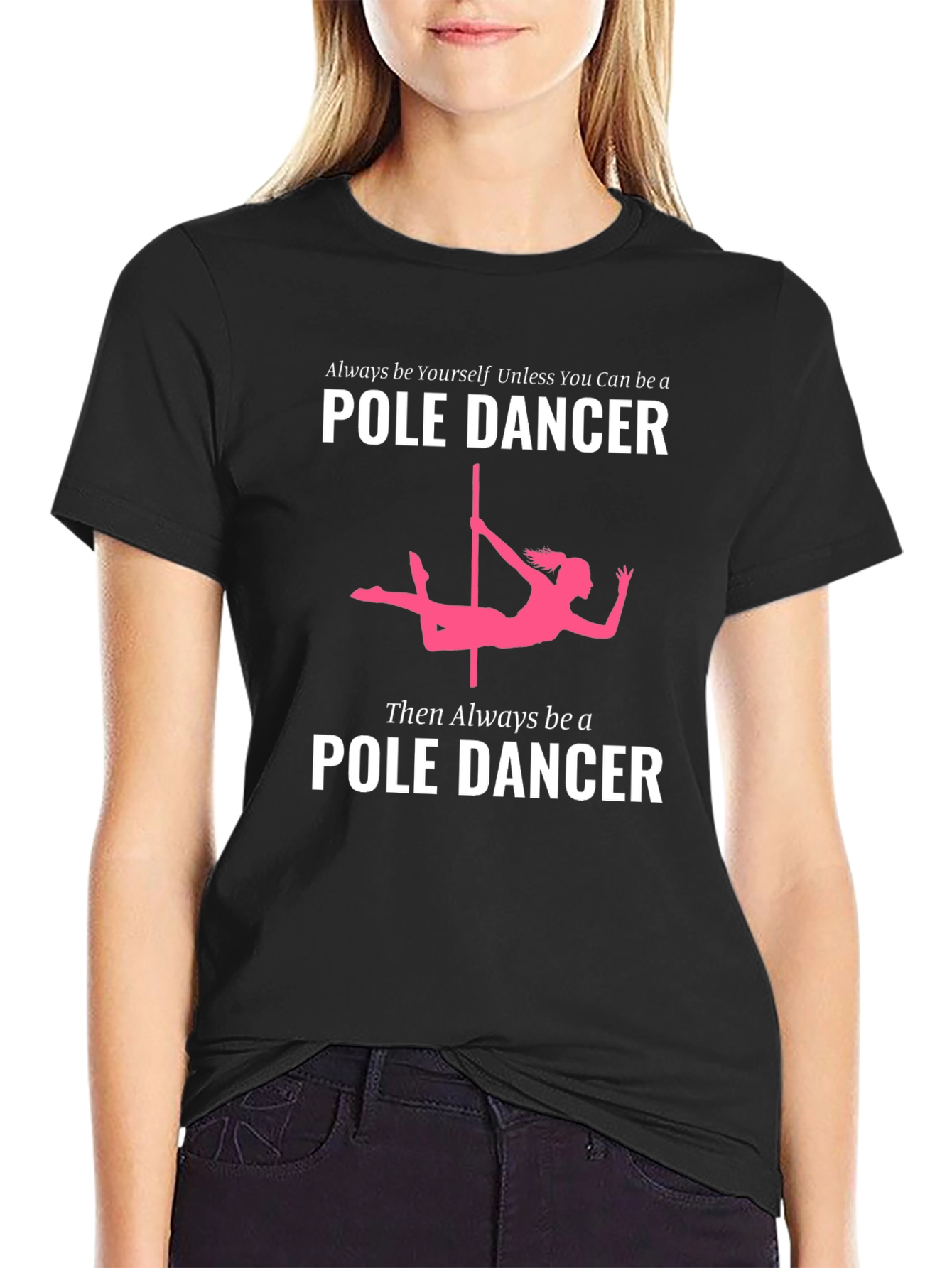Pole Dancer Graphic T-Shirt - Novelty Tee