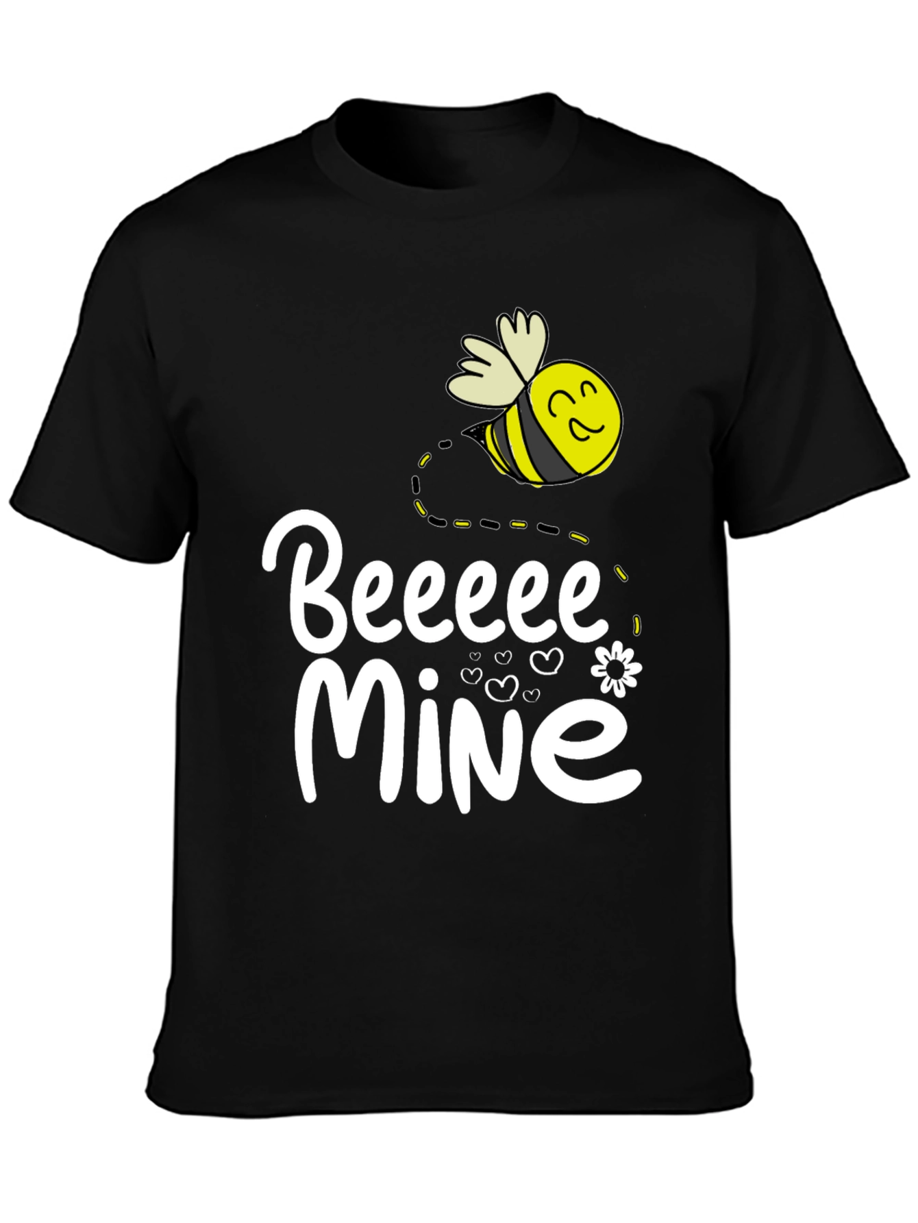 Bee Mine Graphic T-Shirt - Valentines Day Cute Tee