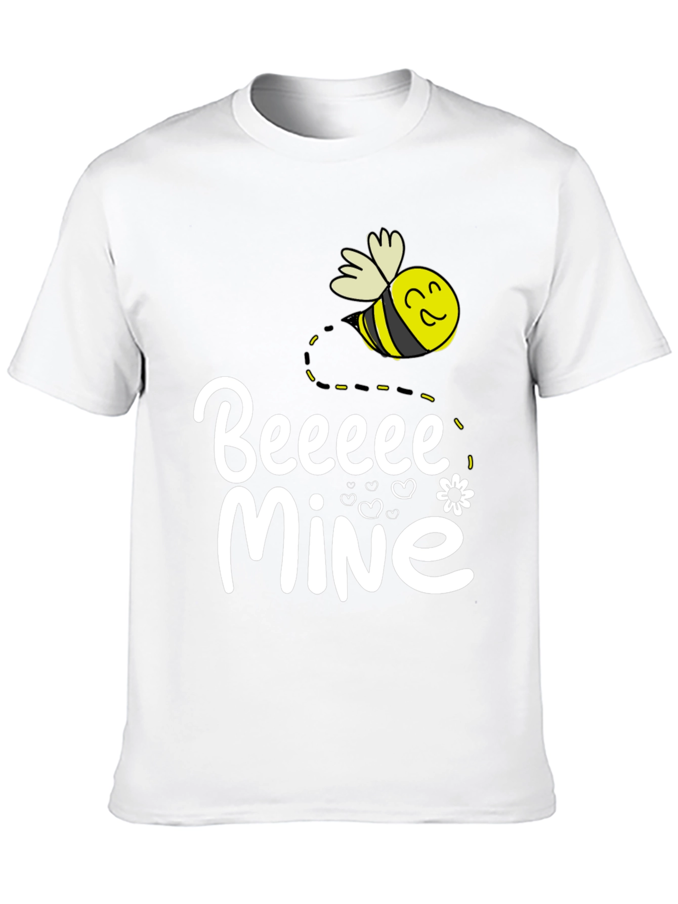 Bee Mine Graphic T-Shirt - Valentines Day Cute Tee