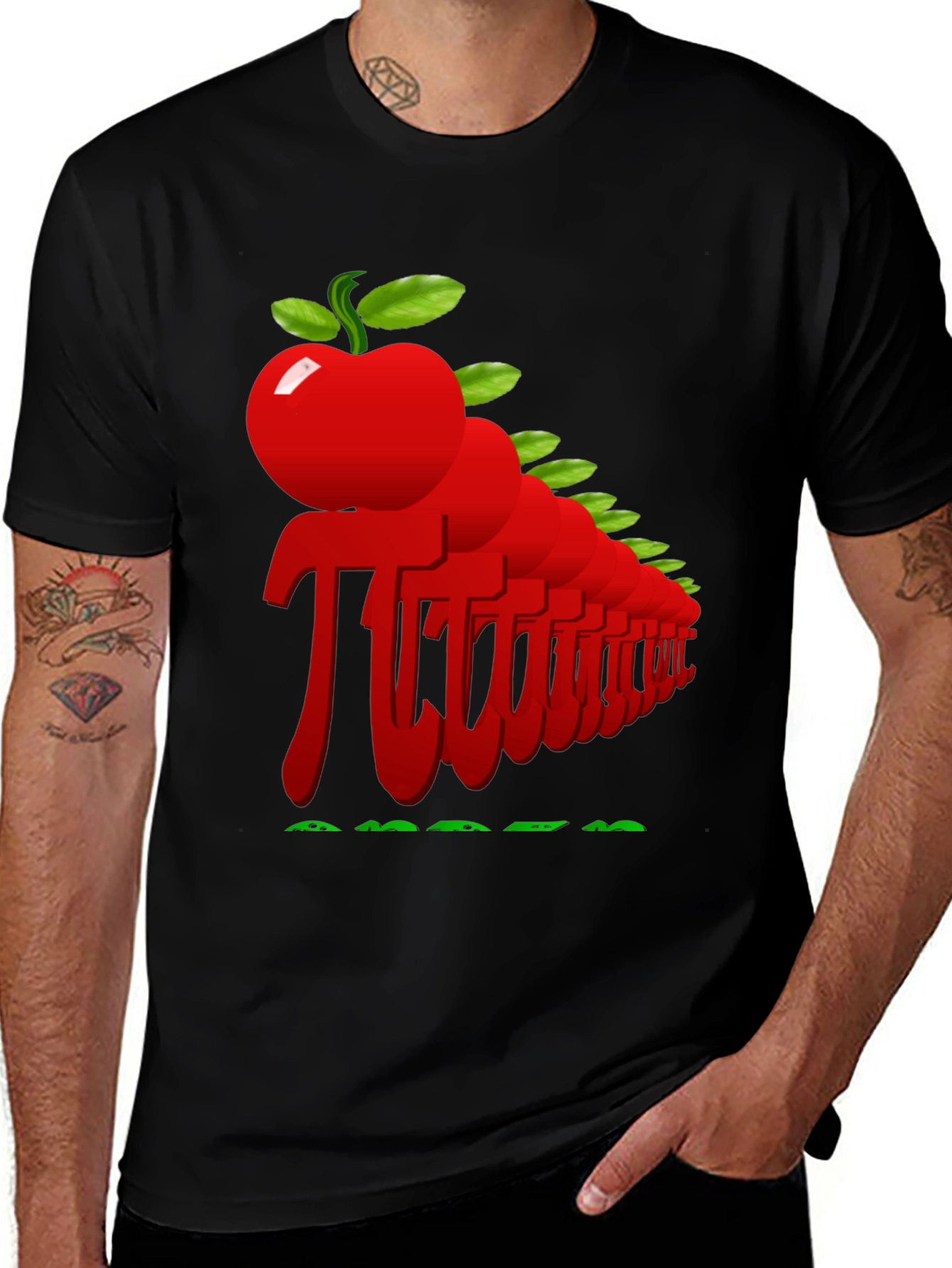 Apple Pi Funny Math T-Shirt