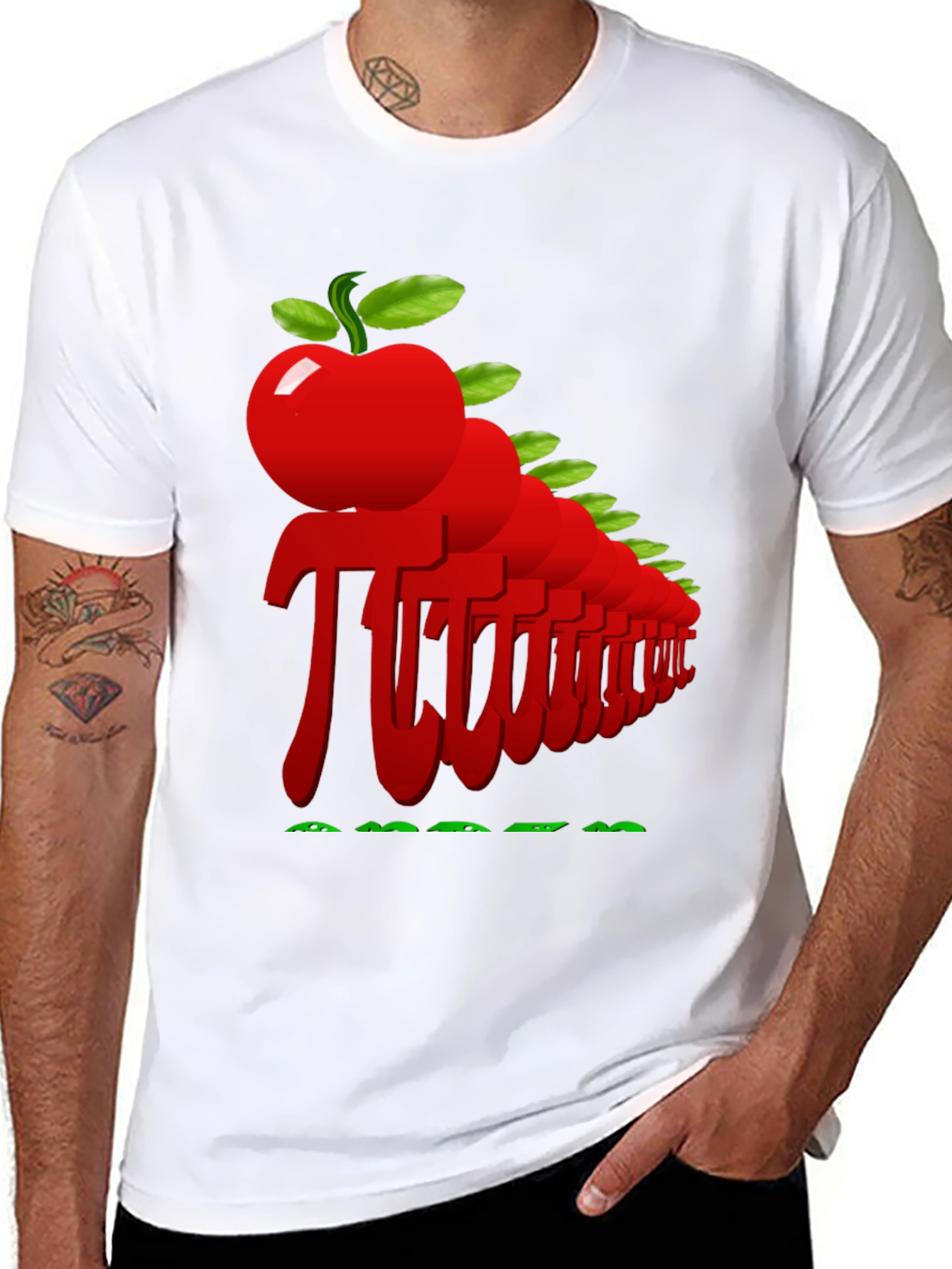 Apple Pi Funny Math T-Shirt