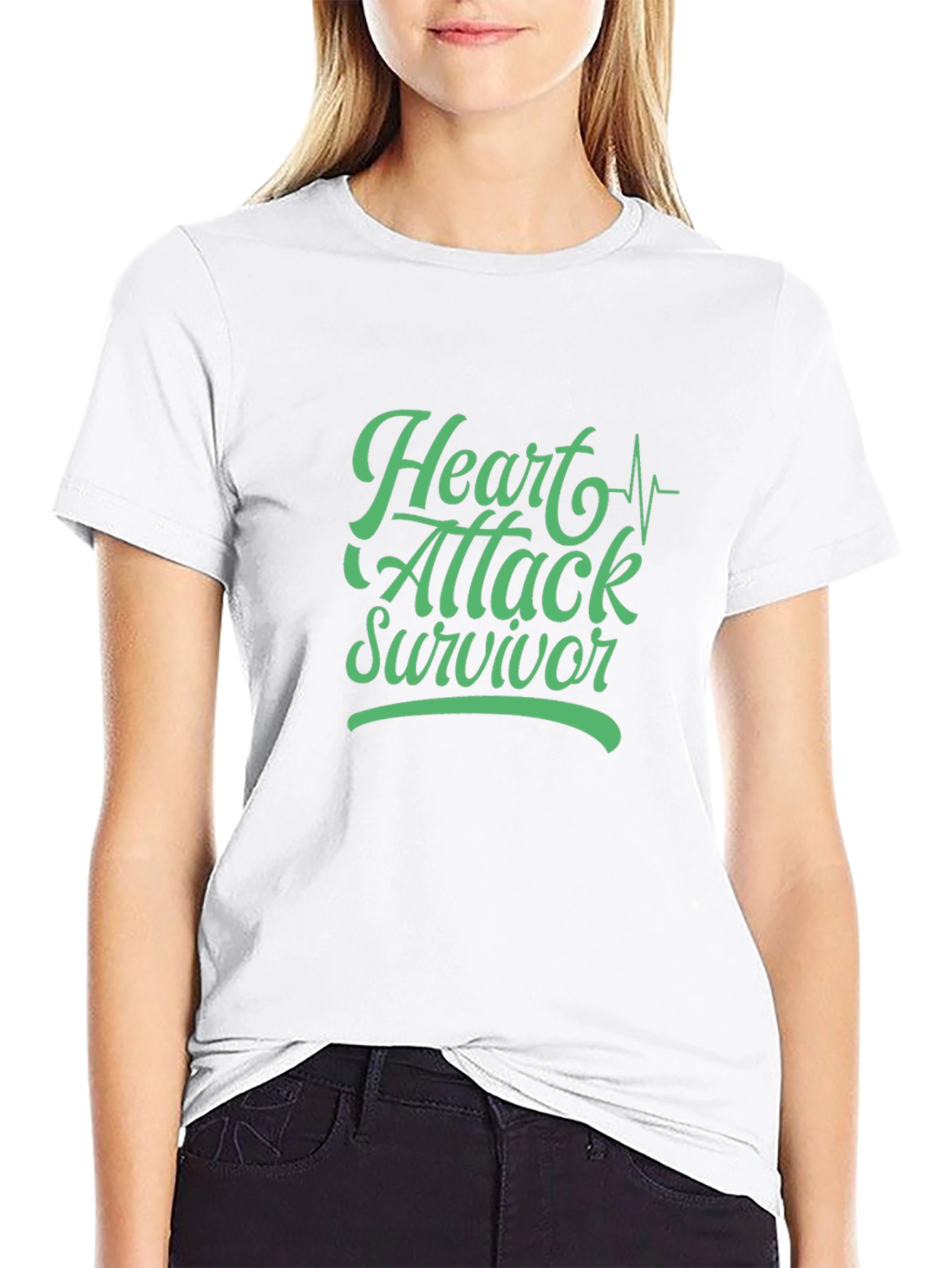 Heart Attack Survivor Tee - Black
