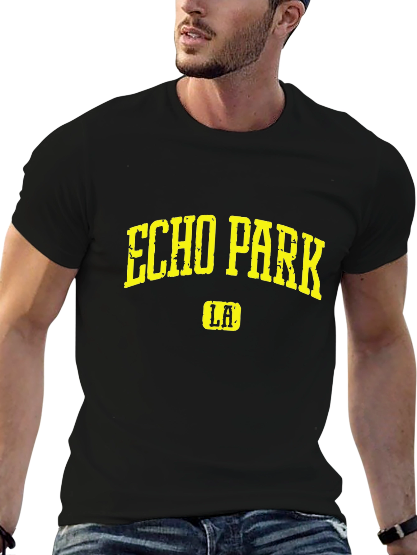Echo Park LA Graphic Tee - Black