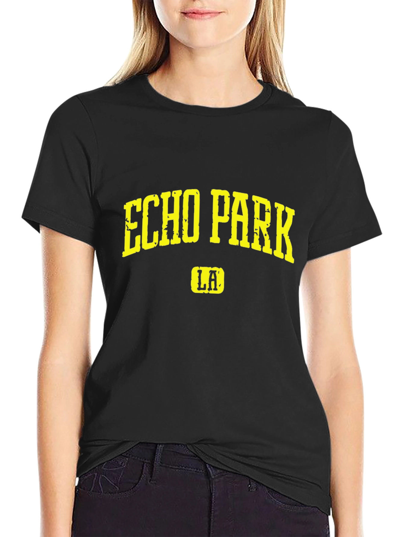 Echo Park LA Graphic Tee - Black