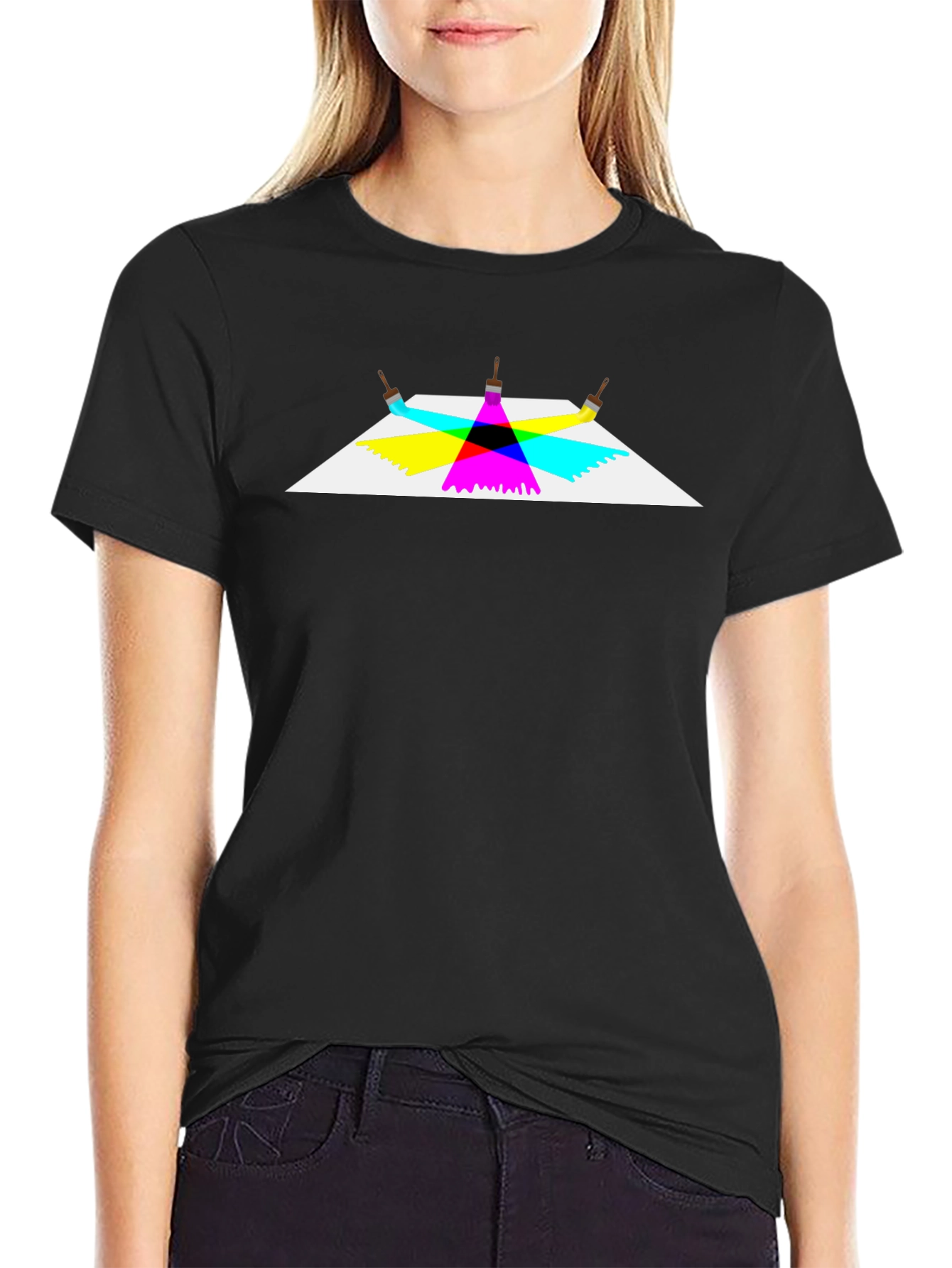 Colorful Paintbrush T-Shirt