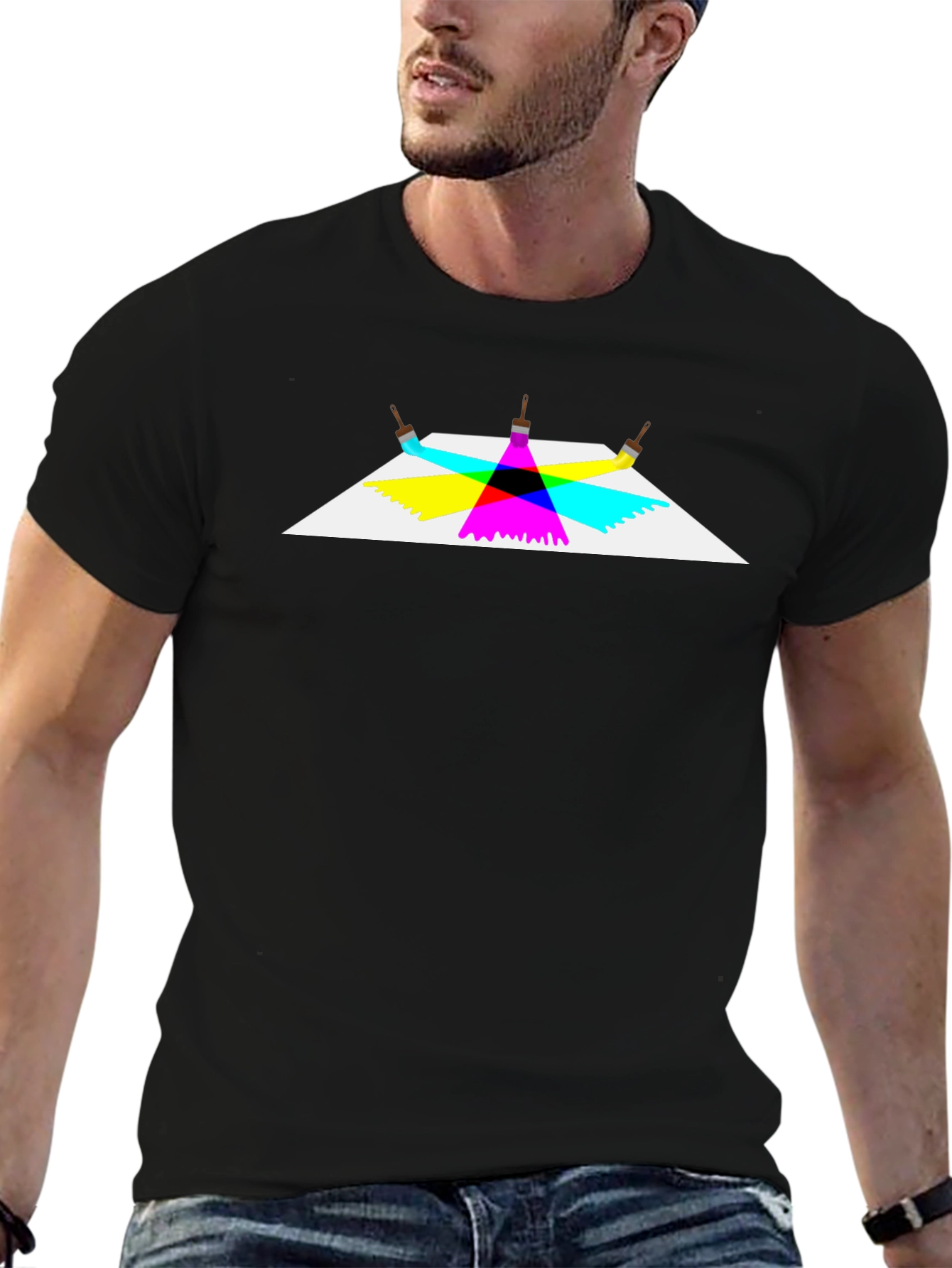 Colorful Paintbrush T-Shirt
