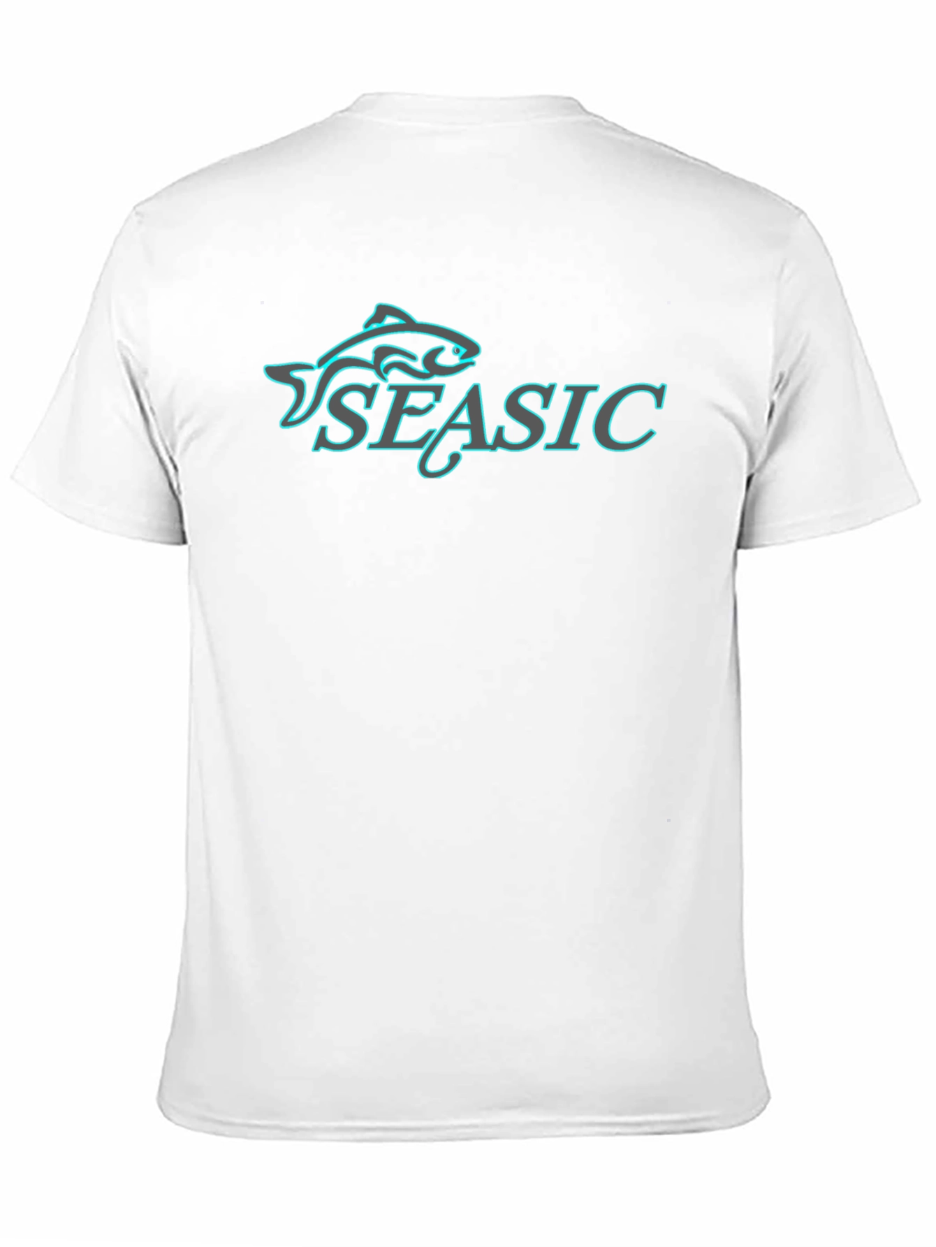 Seasic Fish Graphic Black T-Shirt