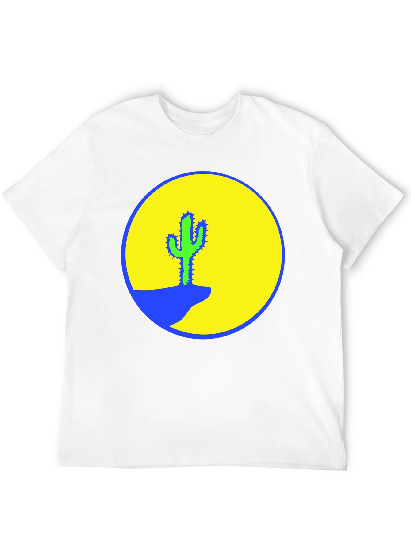 Cactus Graphic Print T-Shirt - Desert Vibes