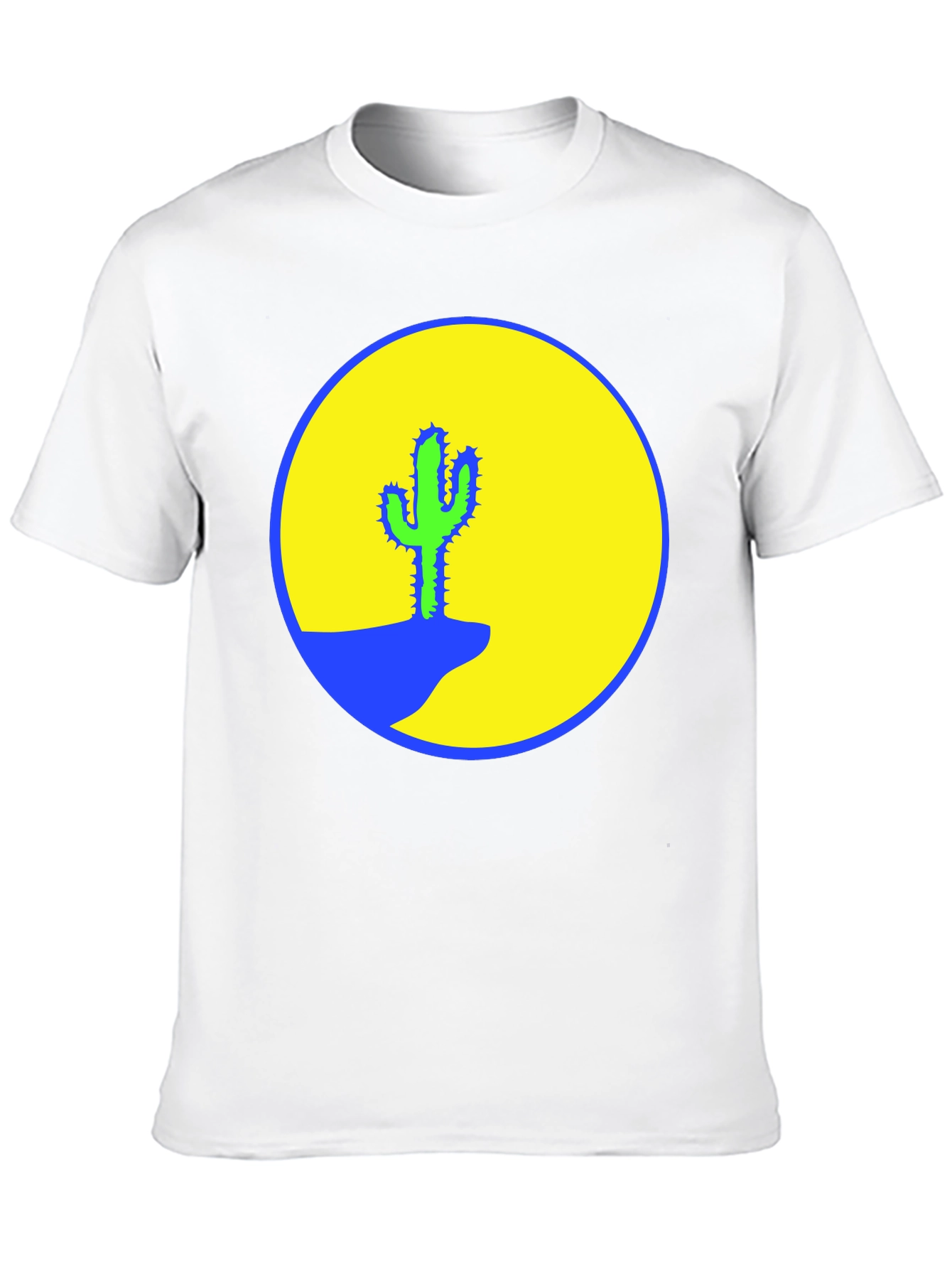 Cactus Graphic Print T-Shirt - Desert Vibes