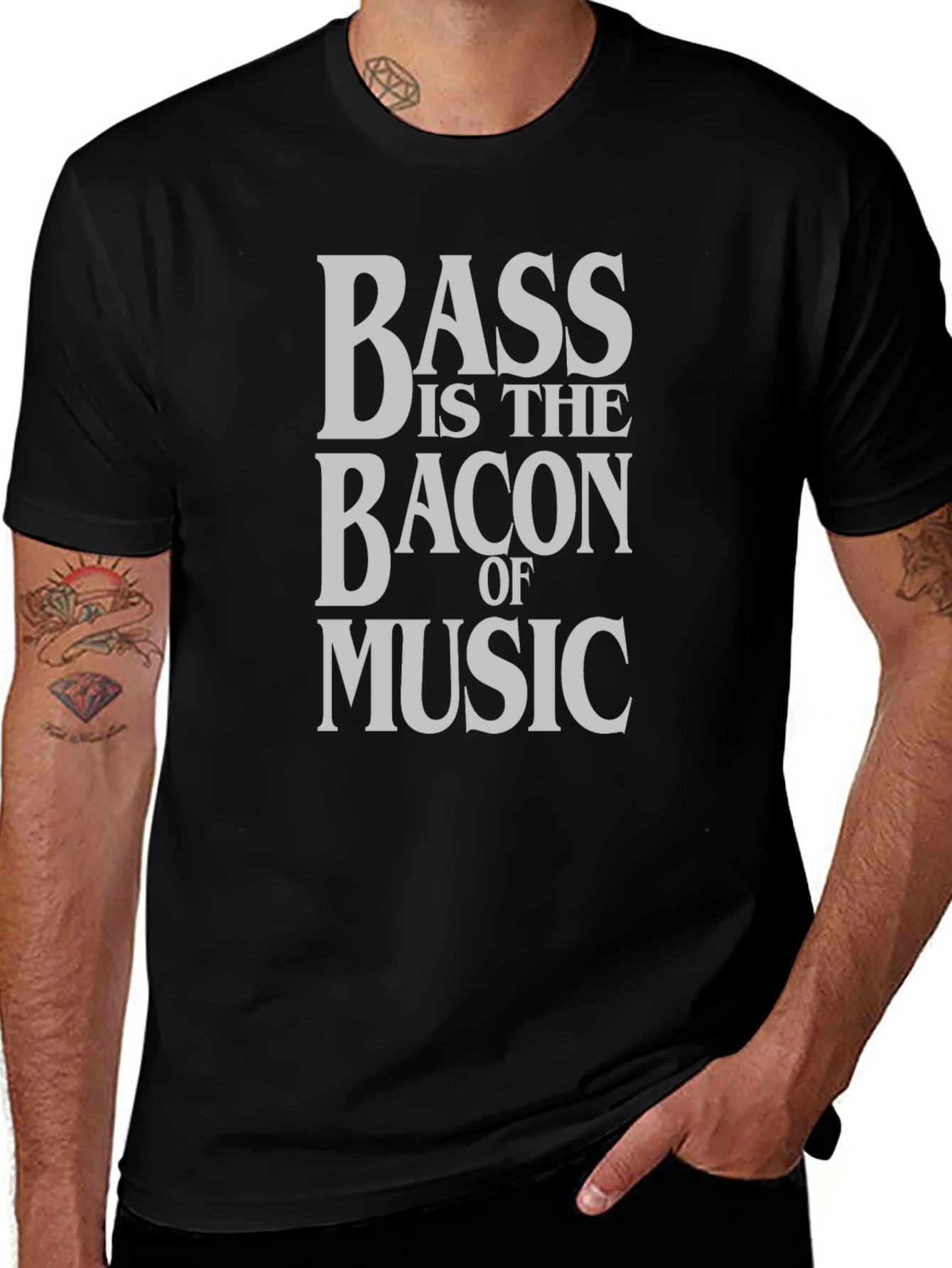 Bass is The Bacon of Music T-Shirt