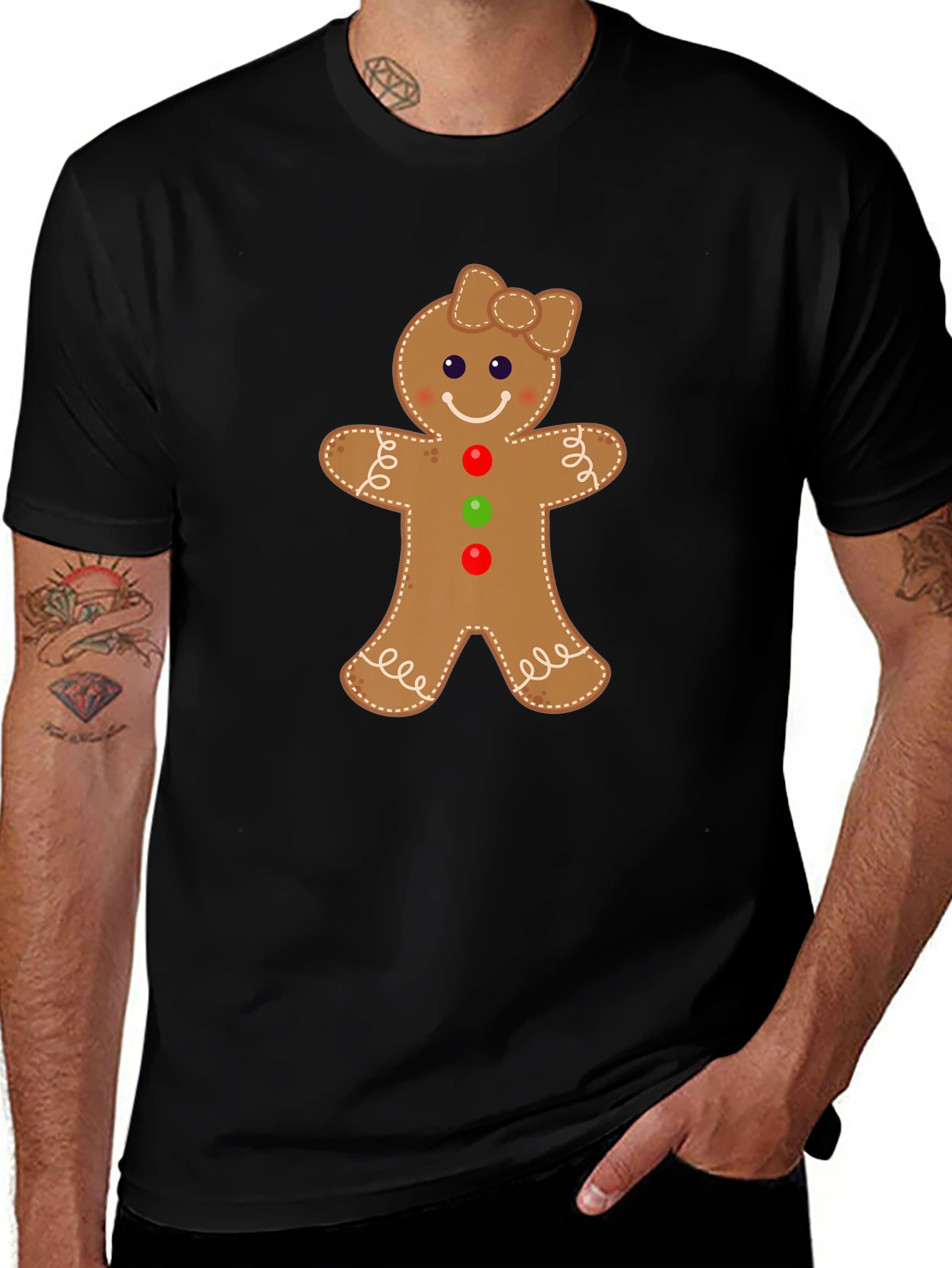Gingerbread Man Holiday T-Shirt