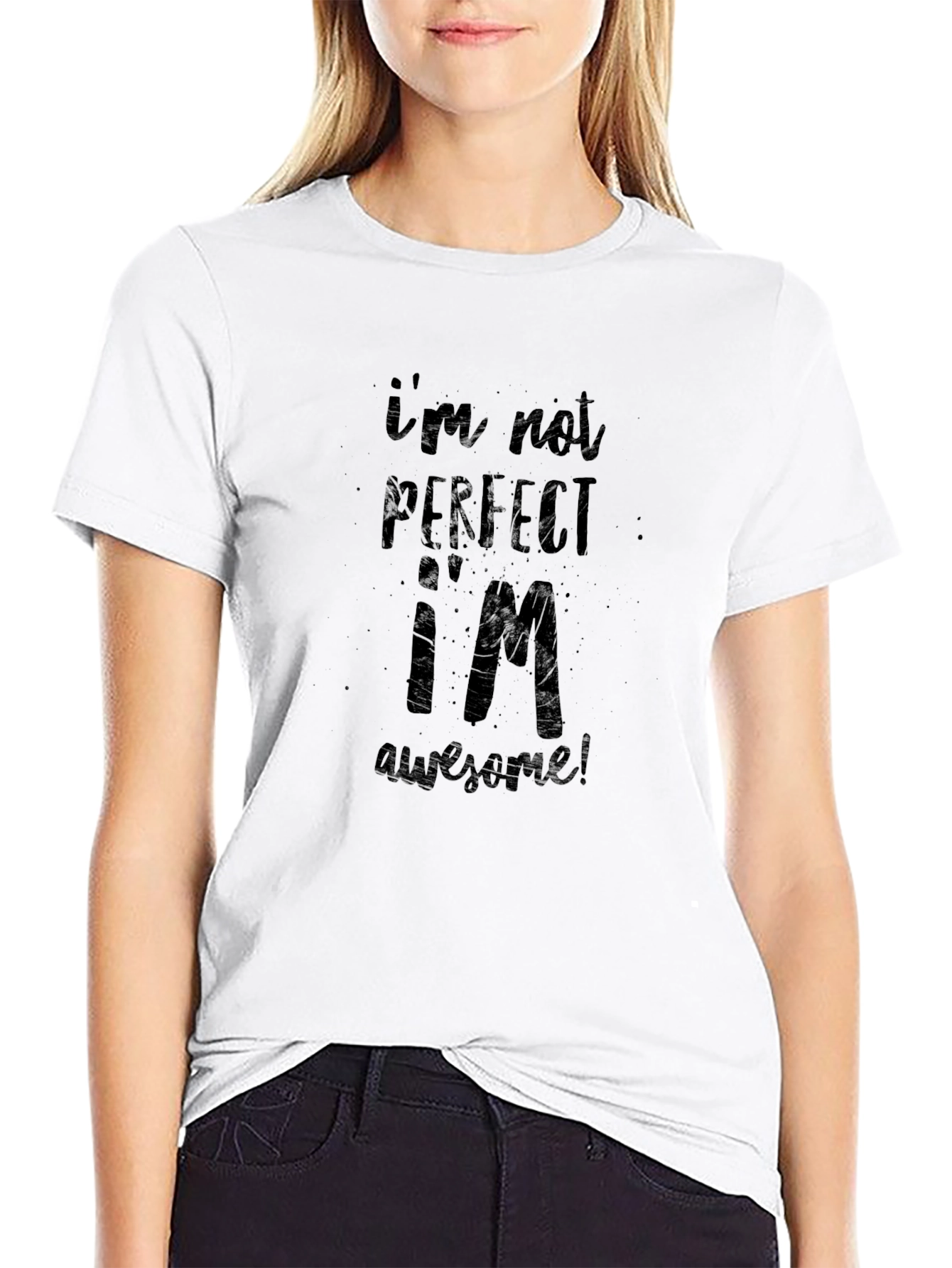 Awesome Statement Black T-Shirt