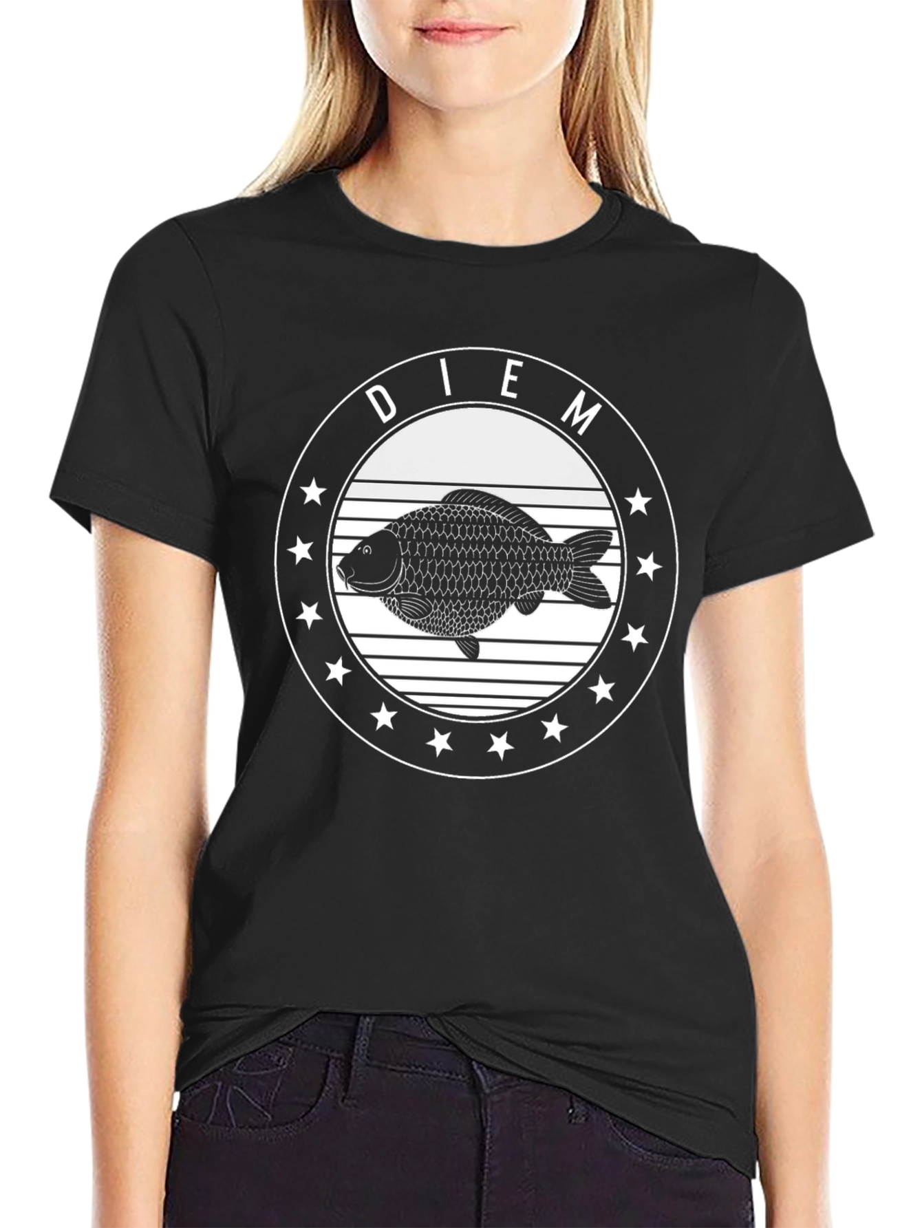 DIEM Graphic T-Shirt - Fish Design