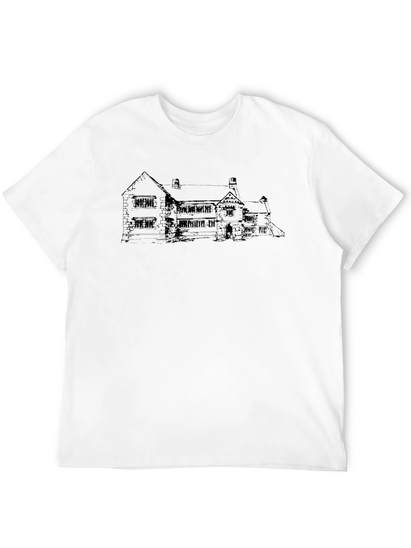 Sketch House Black Graphic Tee