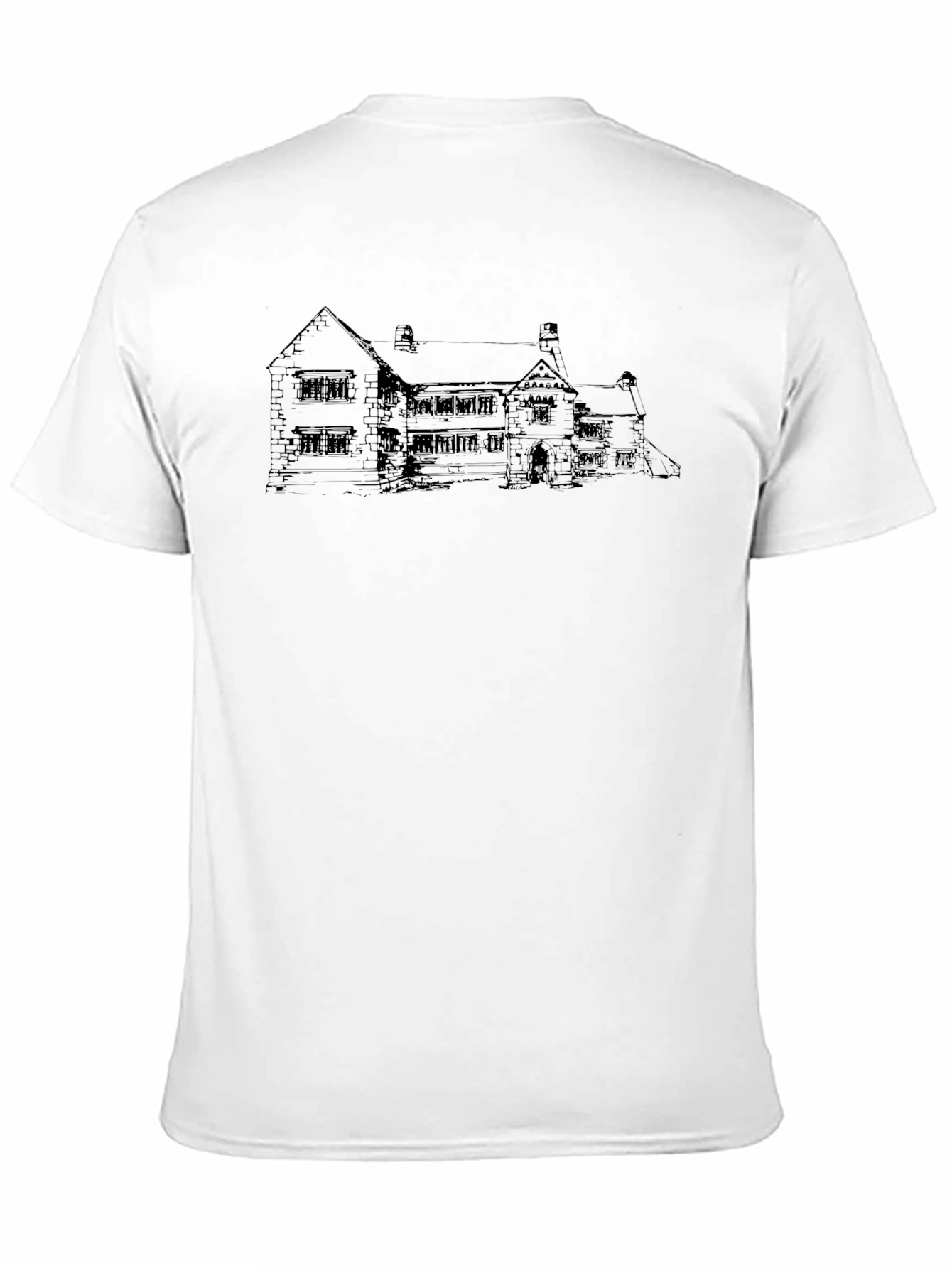 Sketch House Black Graphic Tee