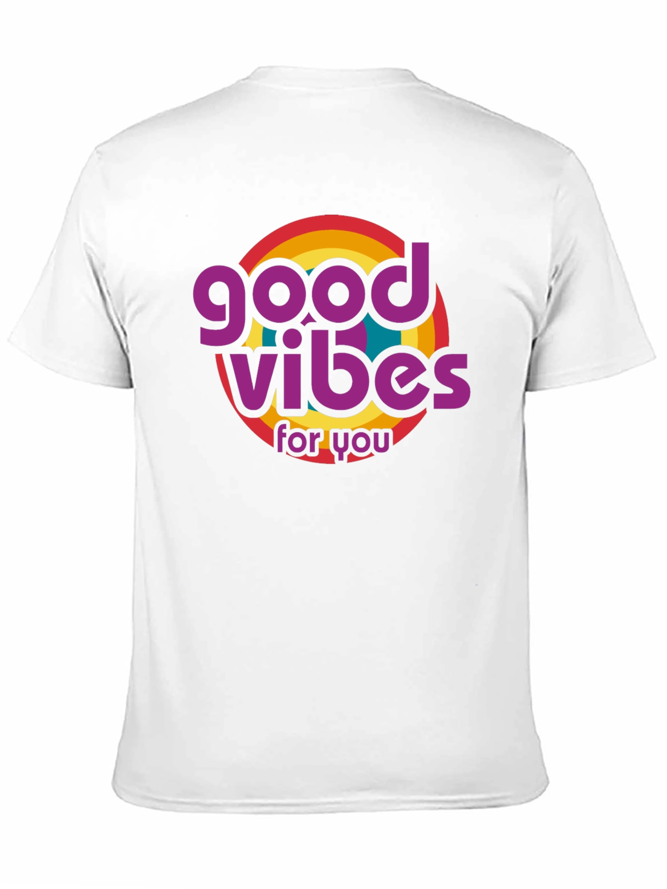Good Vibes Retro Graphic T-Shirt - Black
