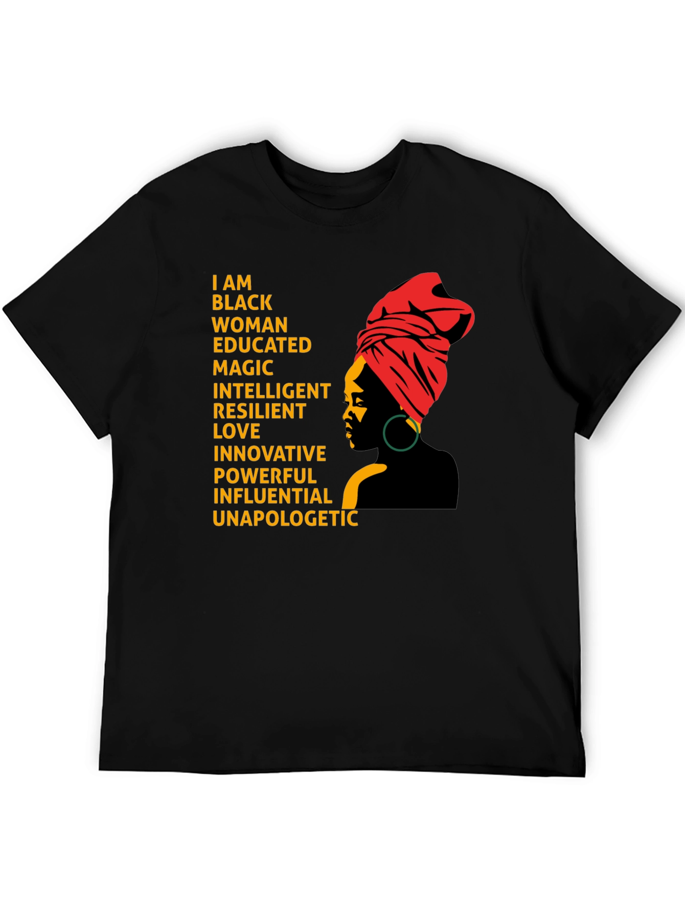 Empowered Black Woman T-Shirt - Black History Pride