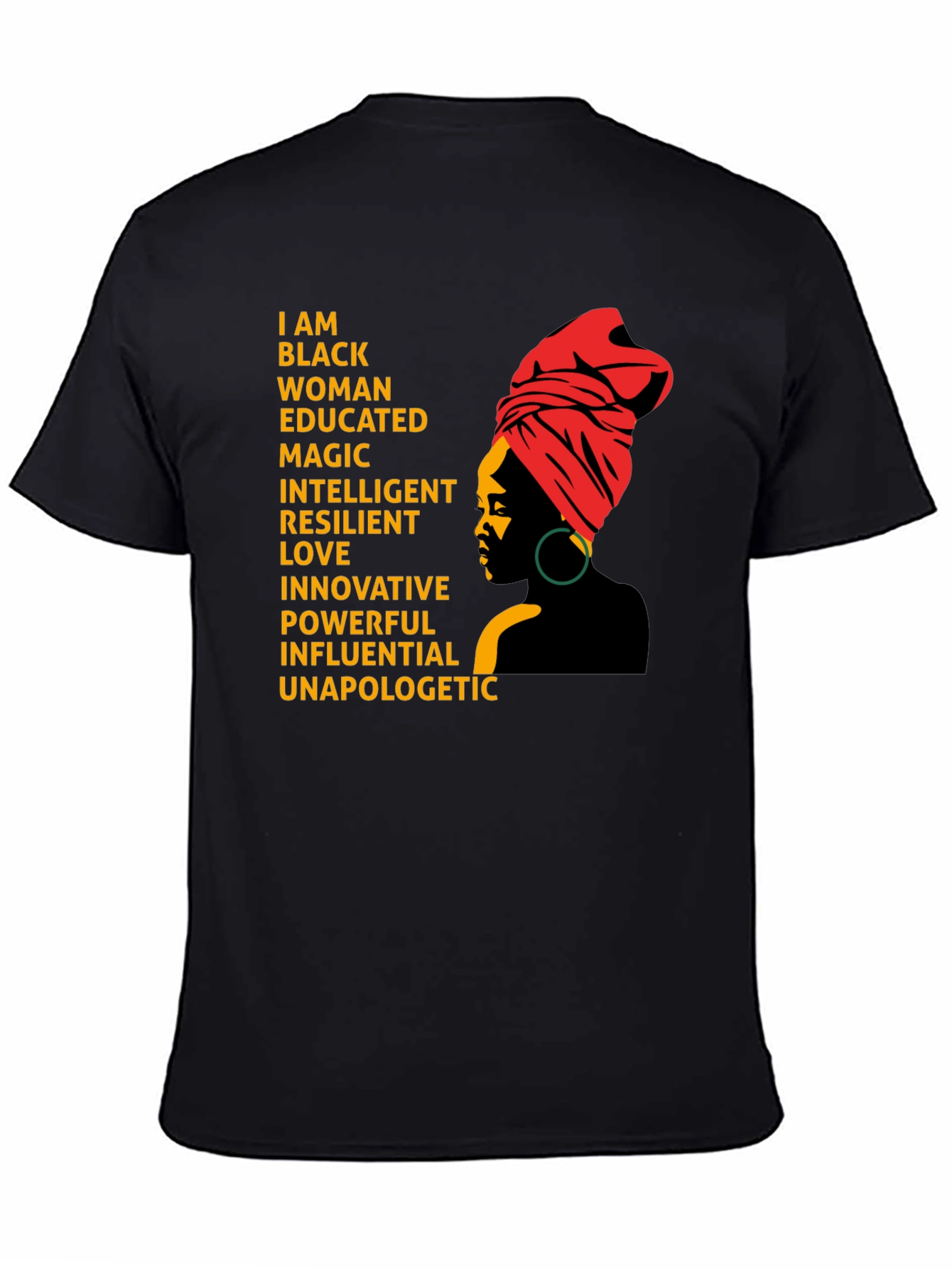 Empowered Black Woman T-Shirt - Black History Pride