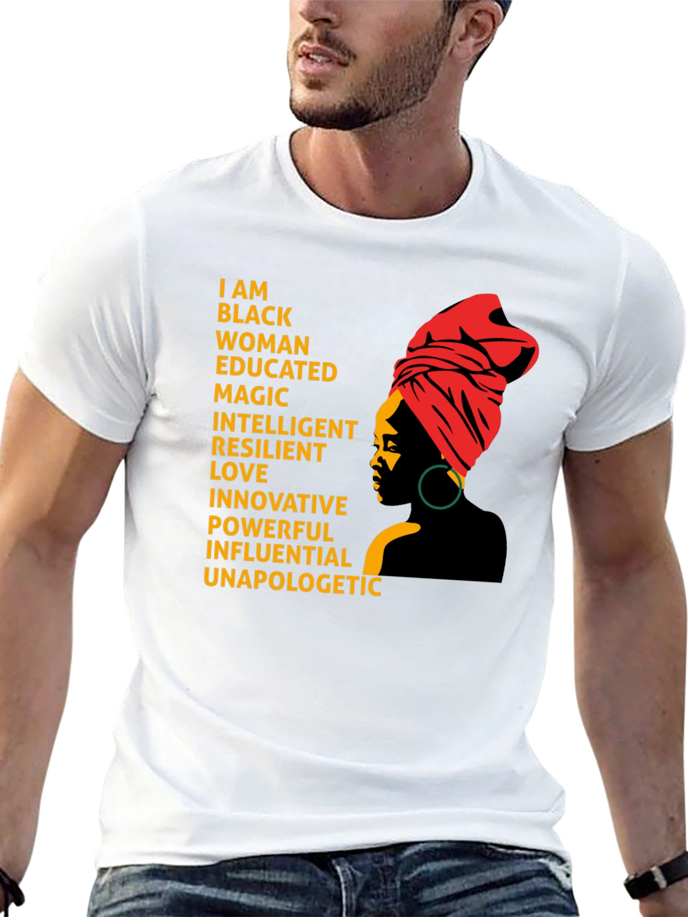 Empowered Black Woman T-Shirt - Black History Pride