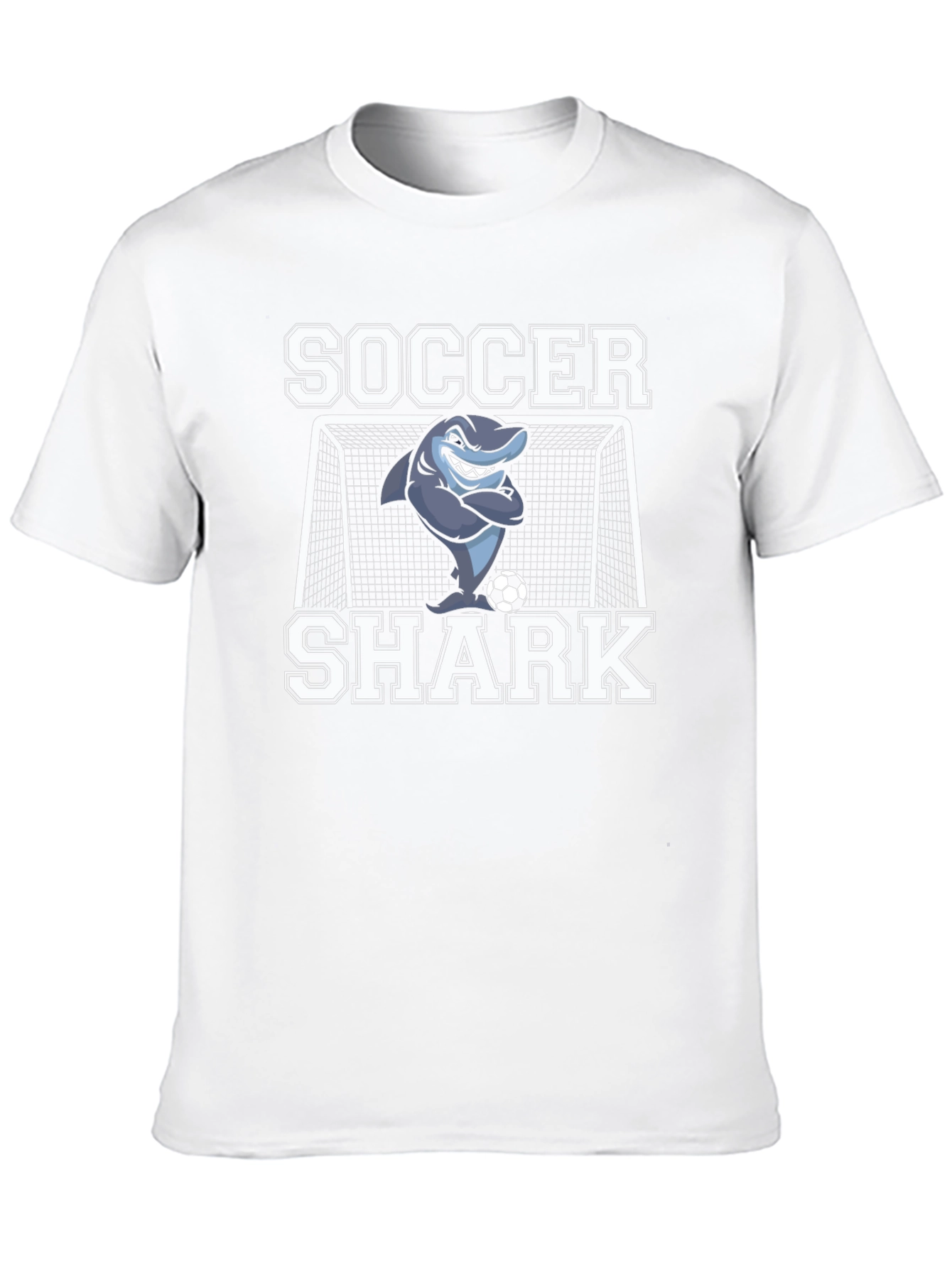 Soccer Shark T-Shirt - Funny Sport Tee