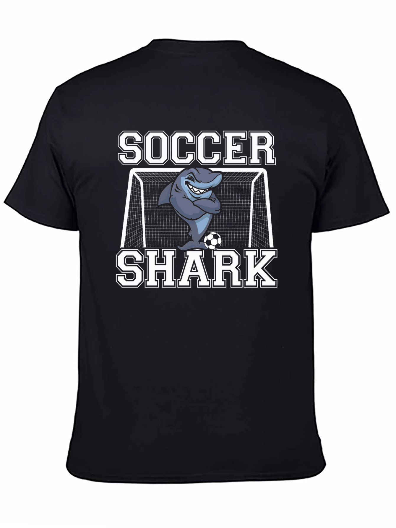 Soccer Shark T-Shirt - Funny Sport Tee