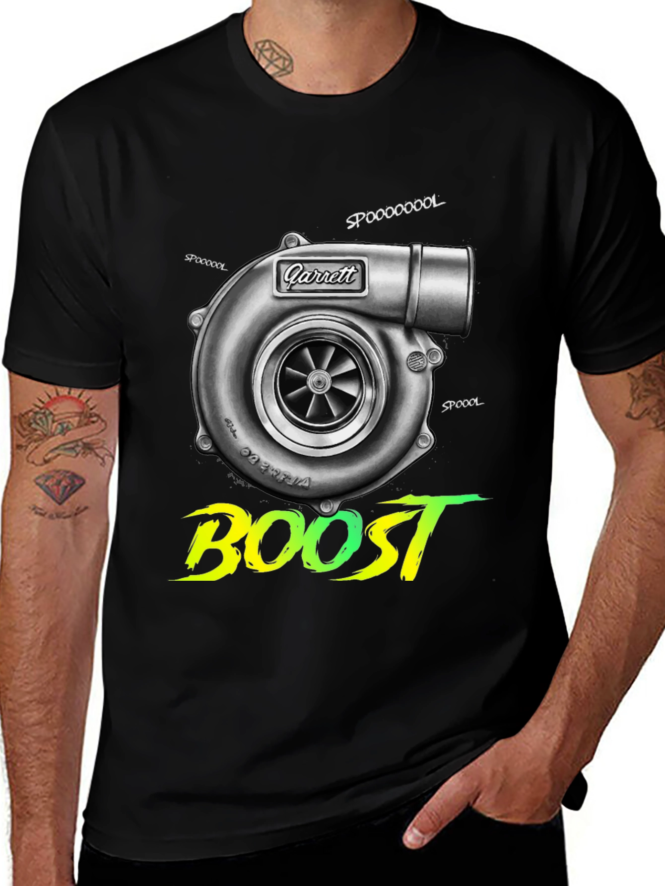 Turbo Boost Graphic Tee - Car Enthusiast Shirt