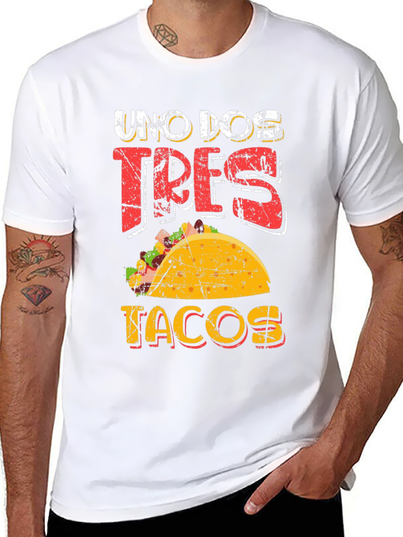 Uno Dos Tres Tacos Graphic T-Shirt
