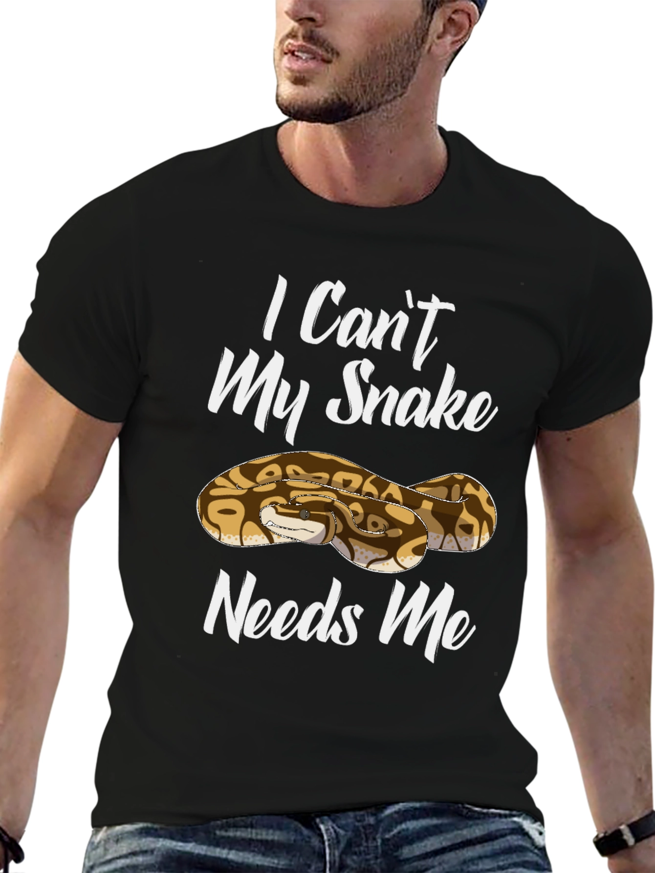 I Cant My Snake Needs Me T-Shirt