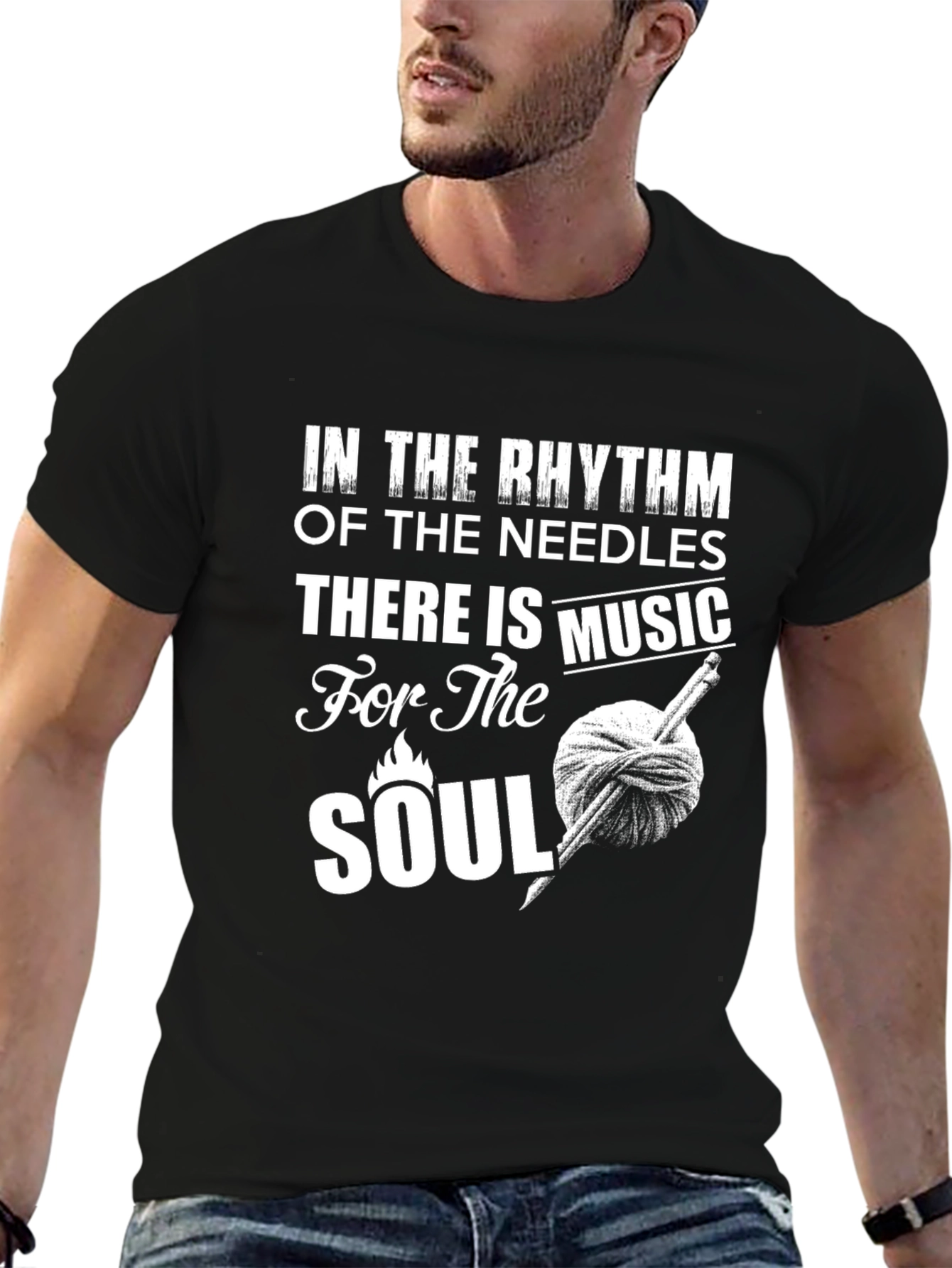 Knitting Lovers T-Shirt: In The Rhythm Of The Needles