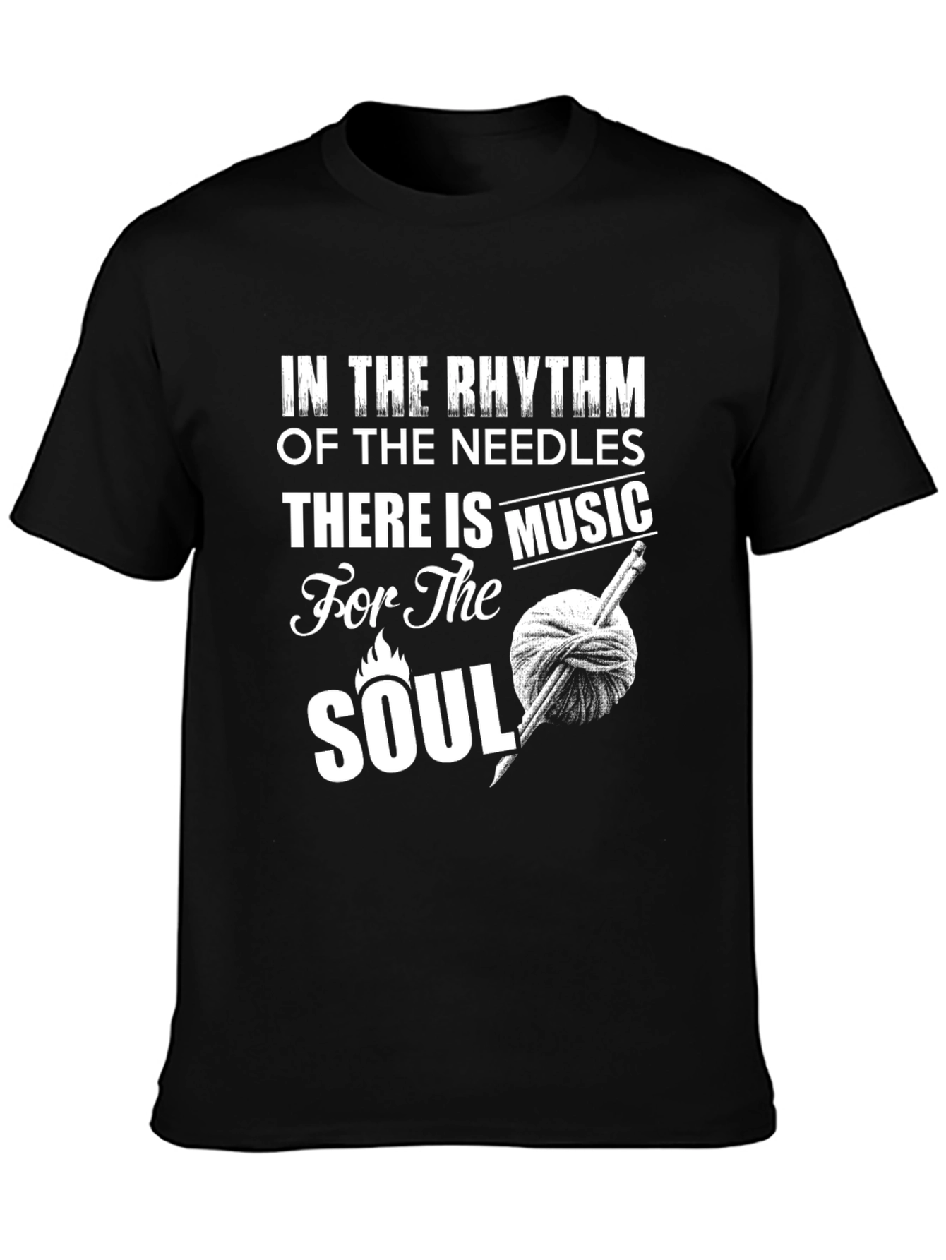 Knitting Lovers T-Shirt: In The Rhythm Of The Needles