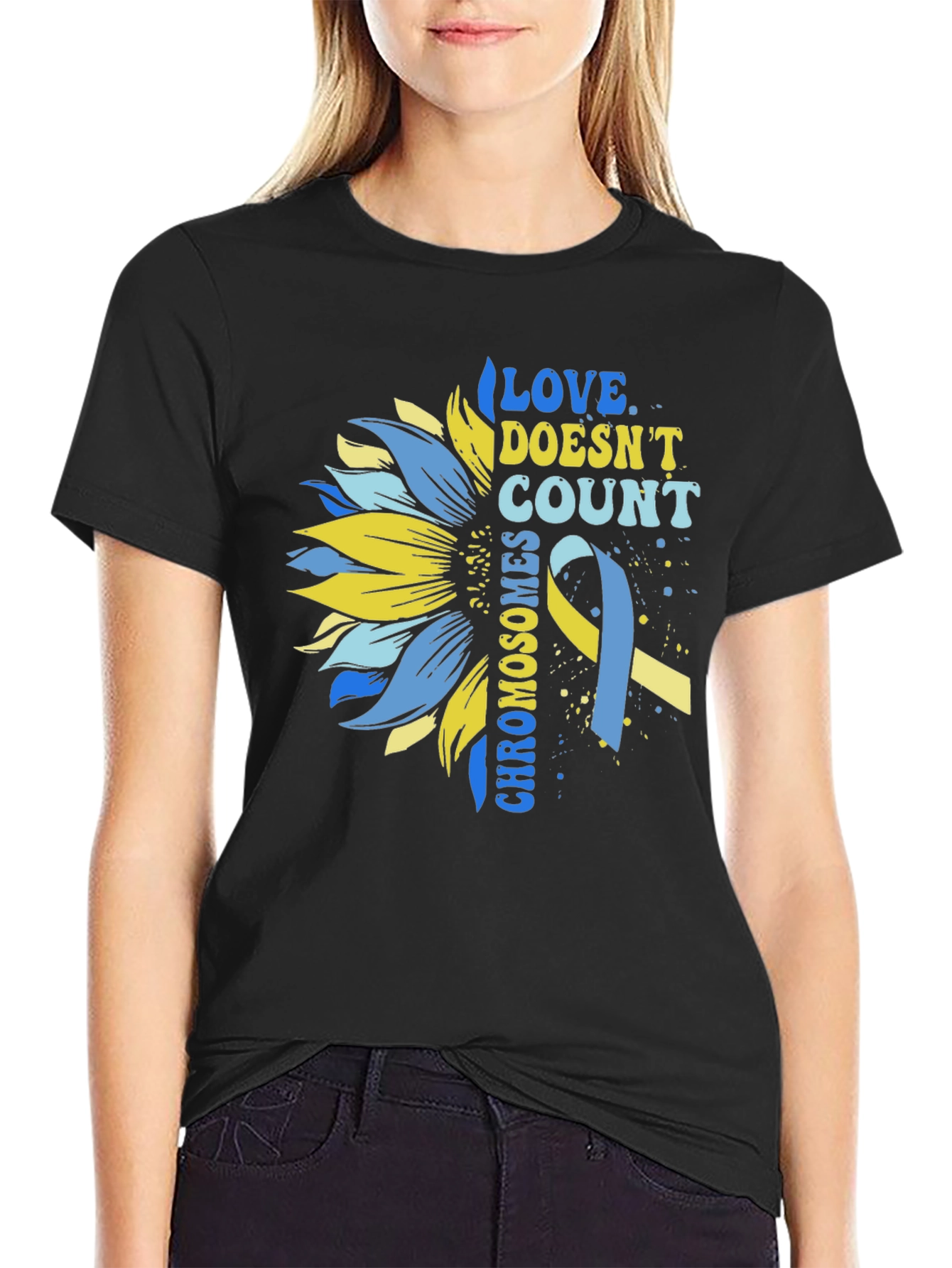 Love Doesnt Count Chromosomes Awareness T-Shirt