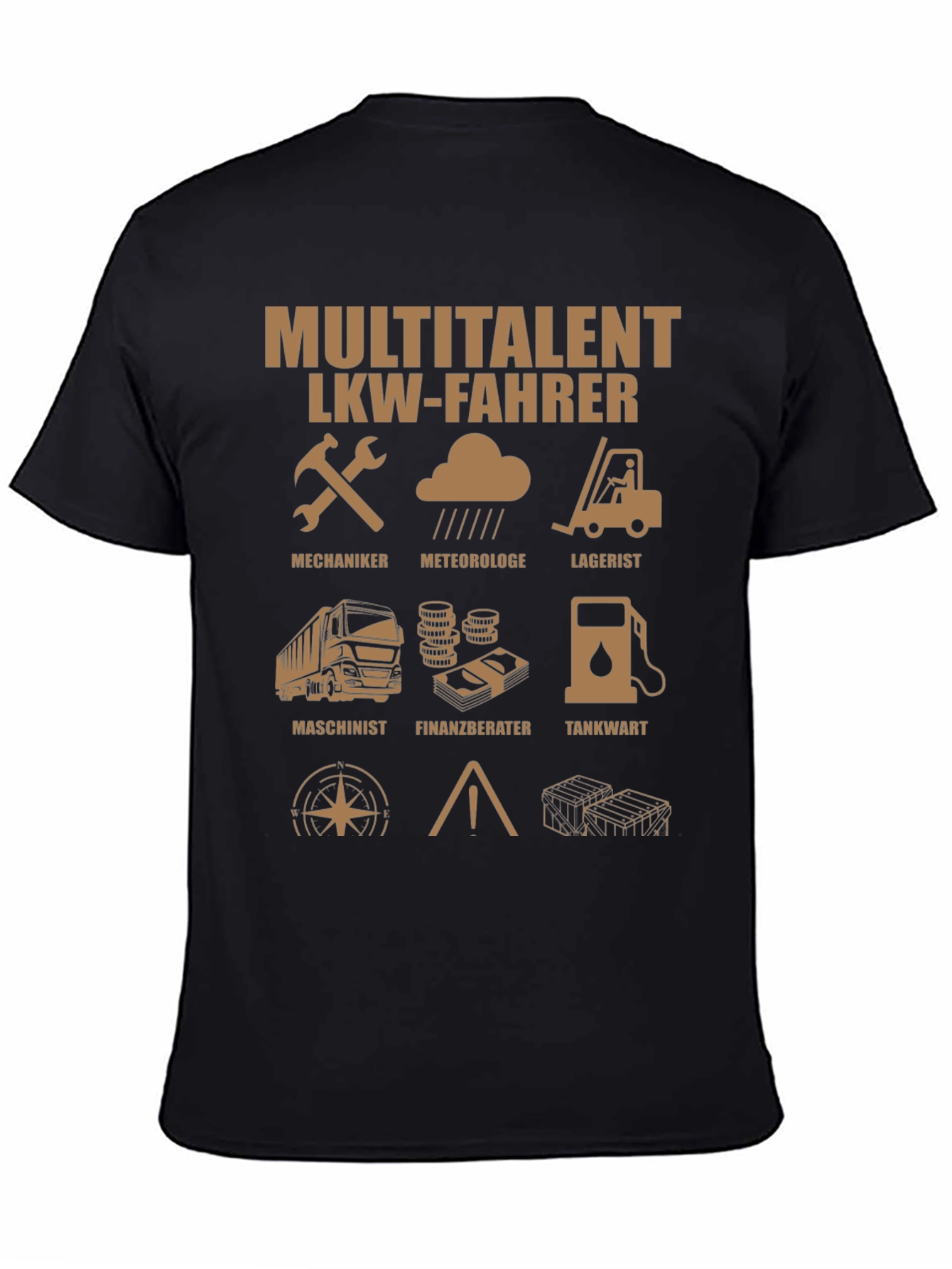 Multitalent LKW-Fahrer T-Shirt - Gift for Truck Drivers