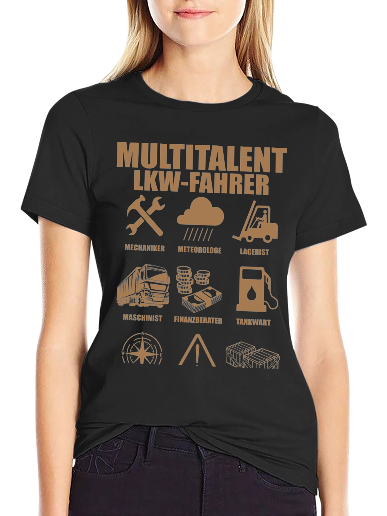 Multitalent LKW-Fahrer T-Shirt - Gift for Truck Drivers