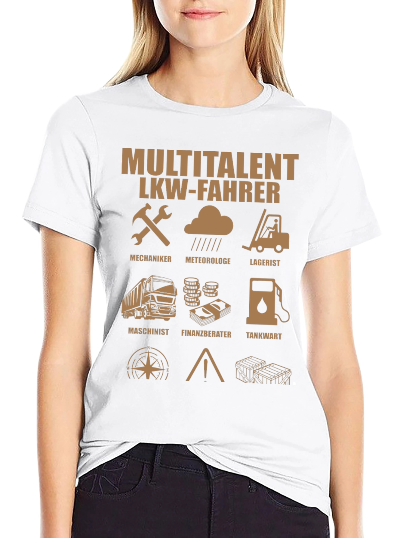 Multitalent LKW-Fahrer T-Shirt - Gift for Truck Drivers
