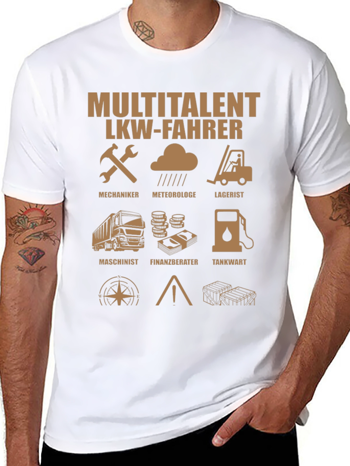Multitalent LKW-Fahrer T-Shirt - Gift for Truck Drivers