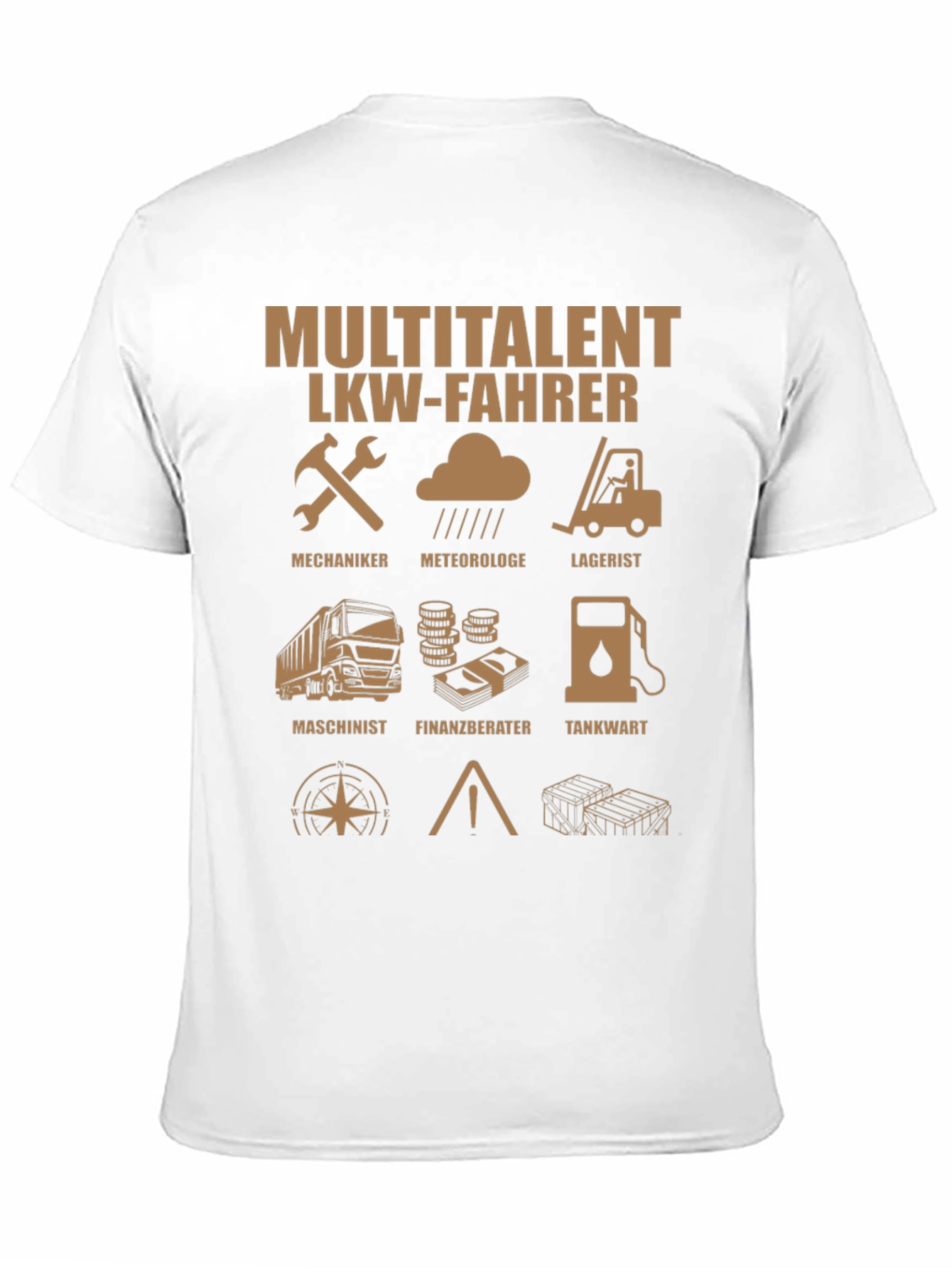 Multitalent LKW-Fahrer T-Shirt - Gift for Truck Drivers