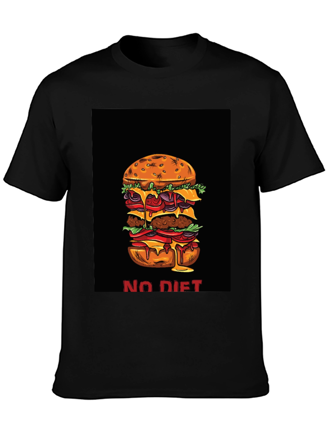 No Diet Burger Graphic Tee