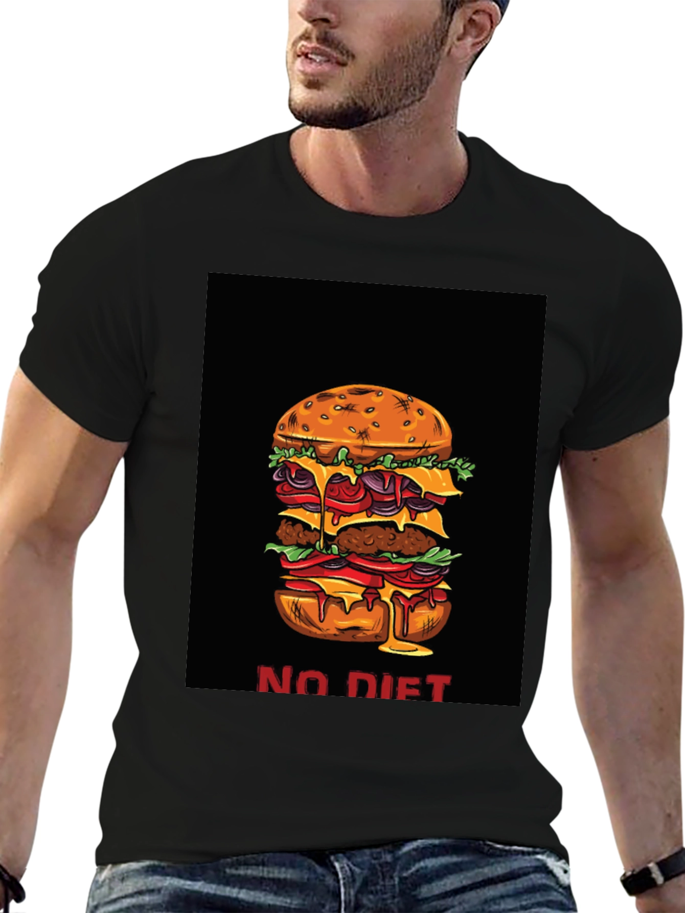 No Diet Burger Graphic Tee