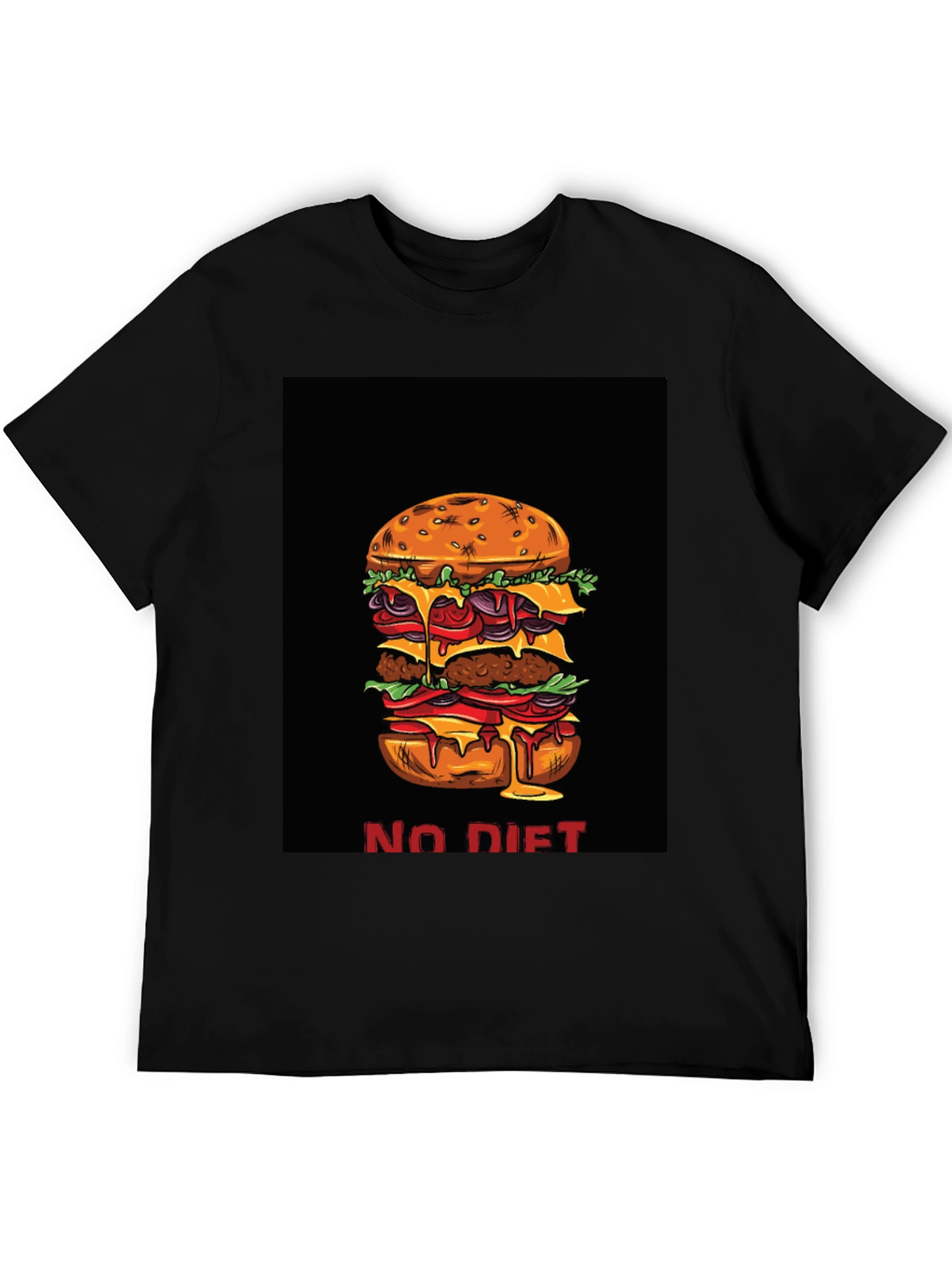 No Diet Burger Graphic Tee