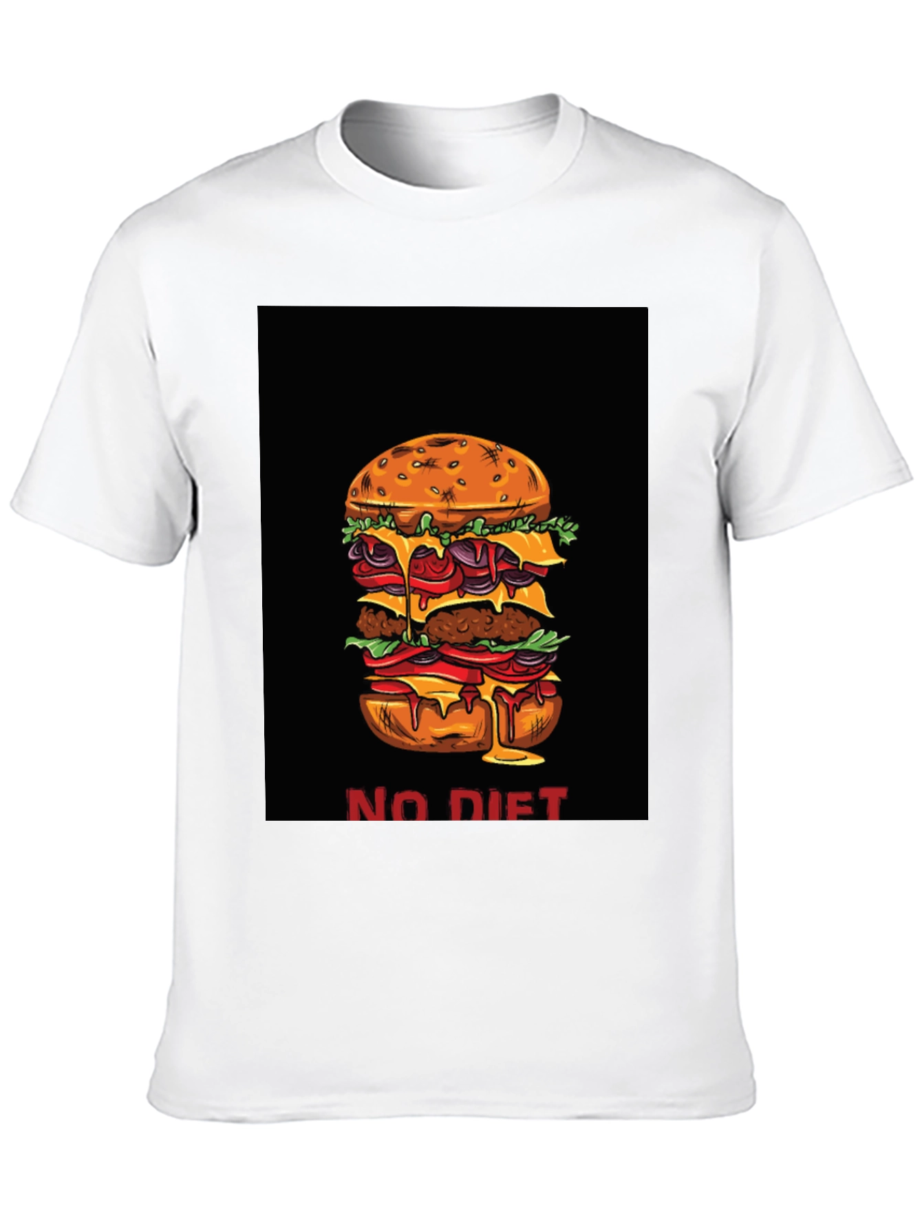 No Diet Burger Graphic Tee