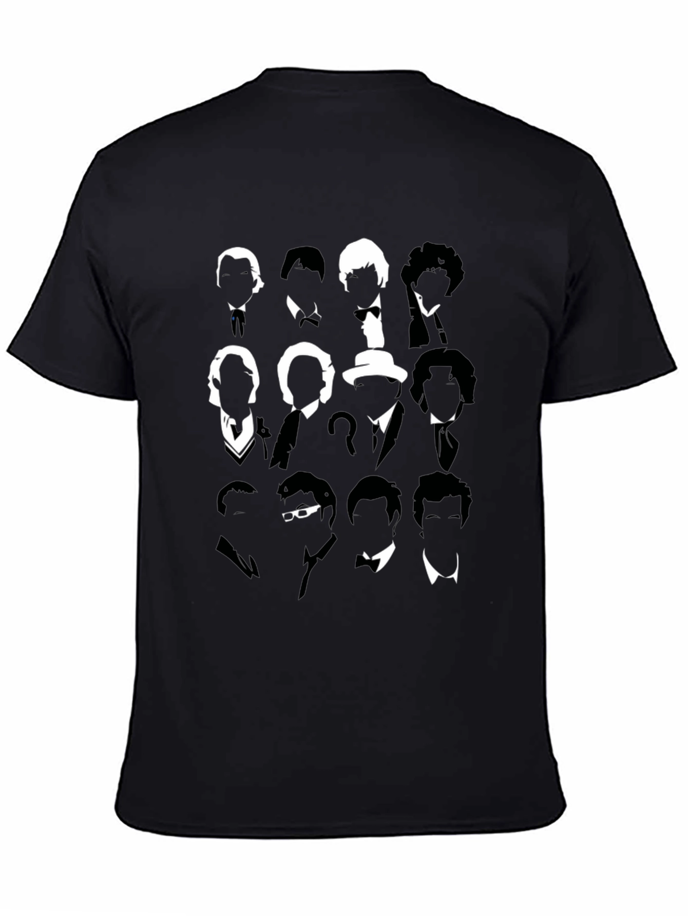 Doctor Who Silhouette T-Shirt - Iconic Doctors