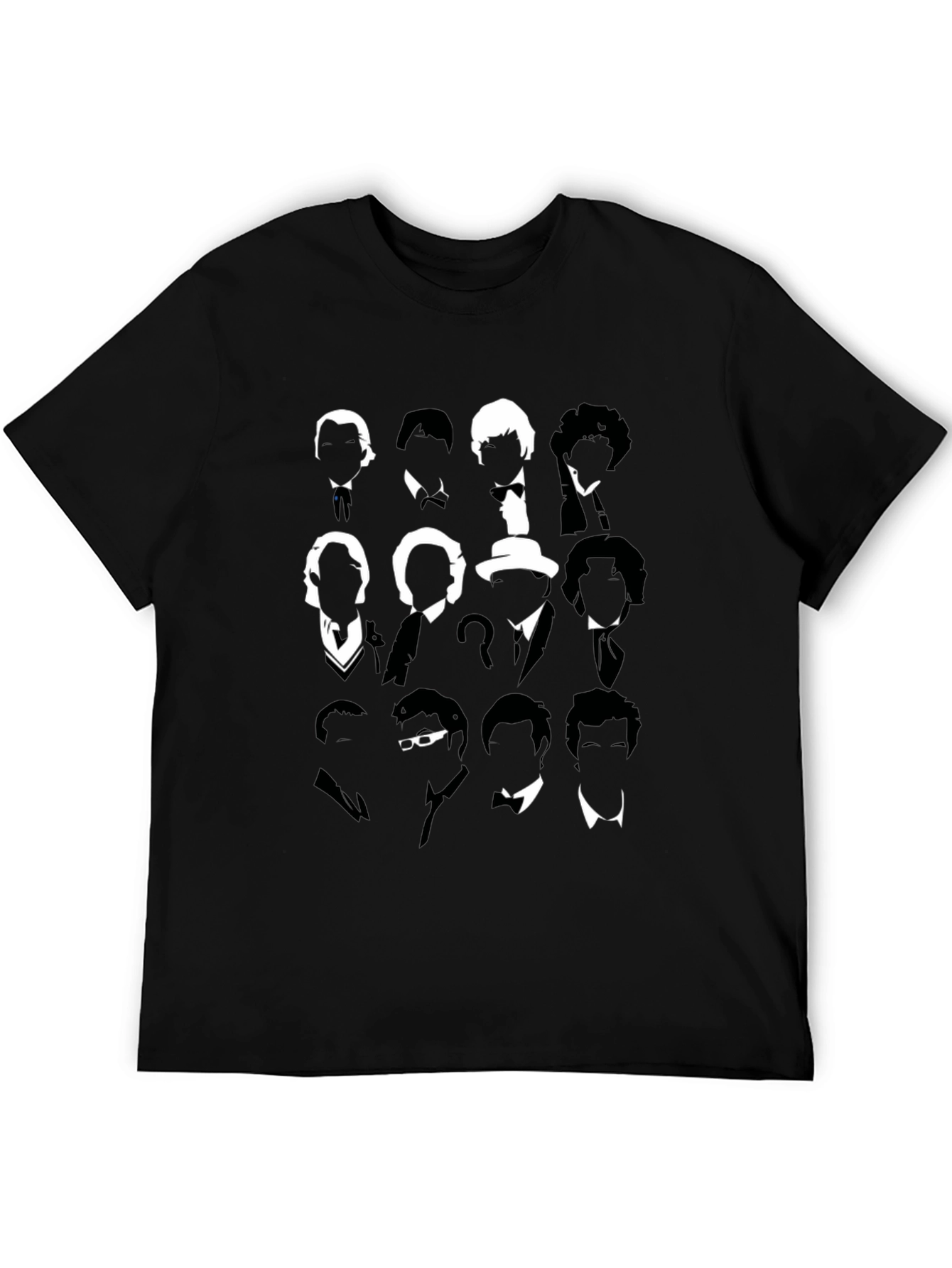 Doctor Who Silhouette T-Shirt - Iconic Doctors