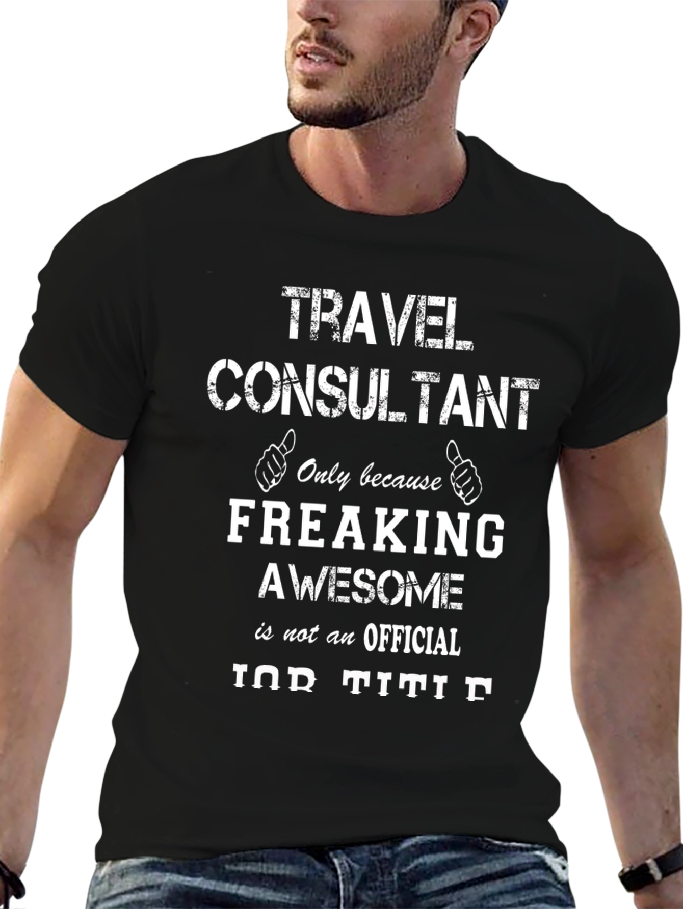 Travel Consultant Funny T-Shirt - Awesome Job