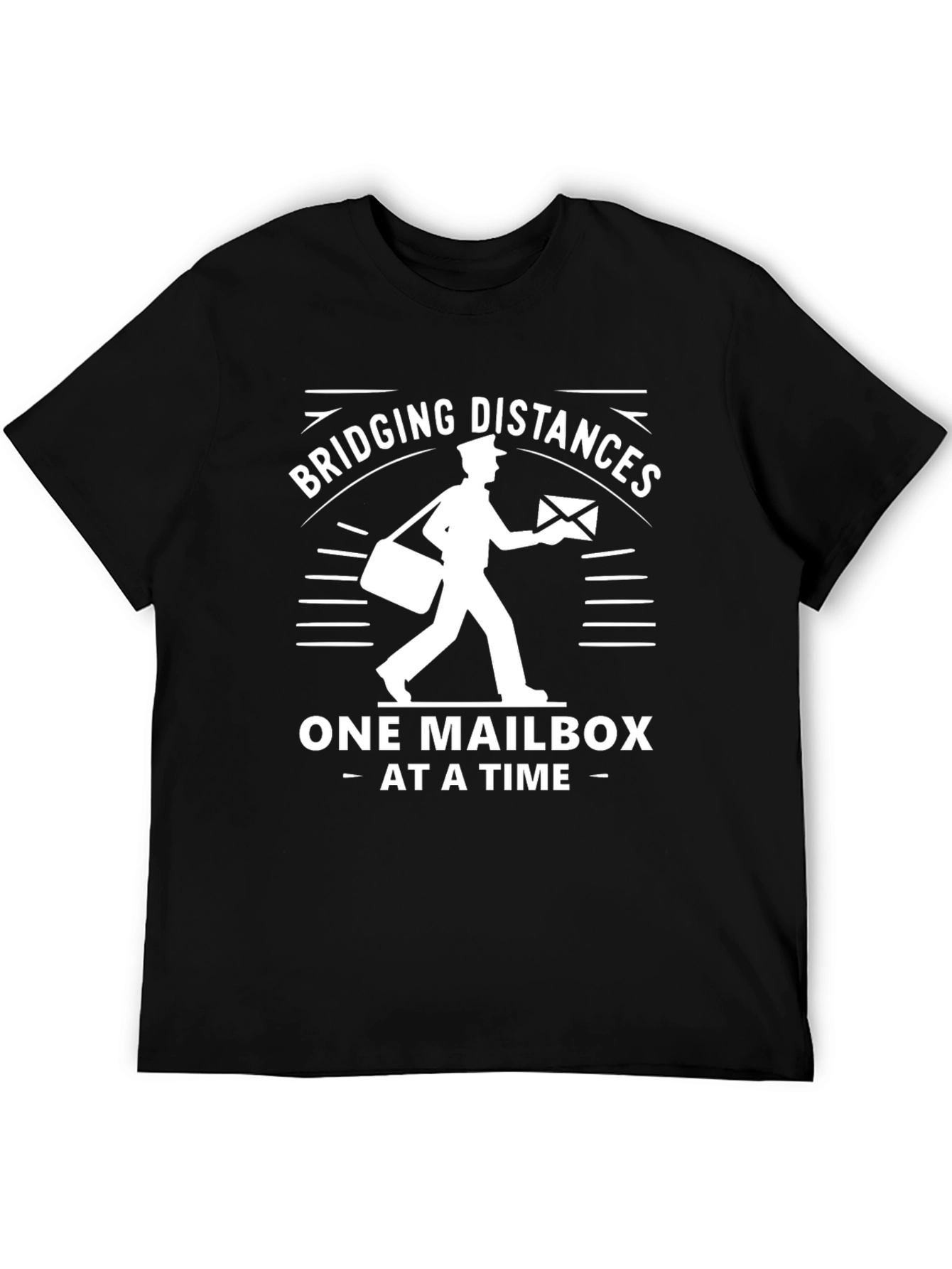 Bridging Distances Mail Carrier T-Shirt