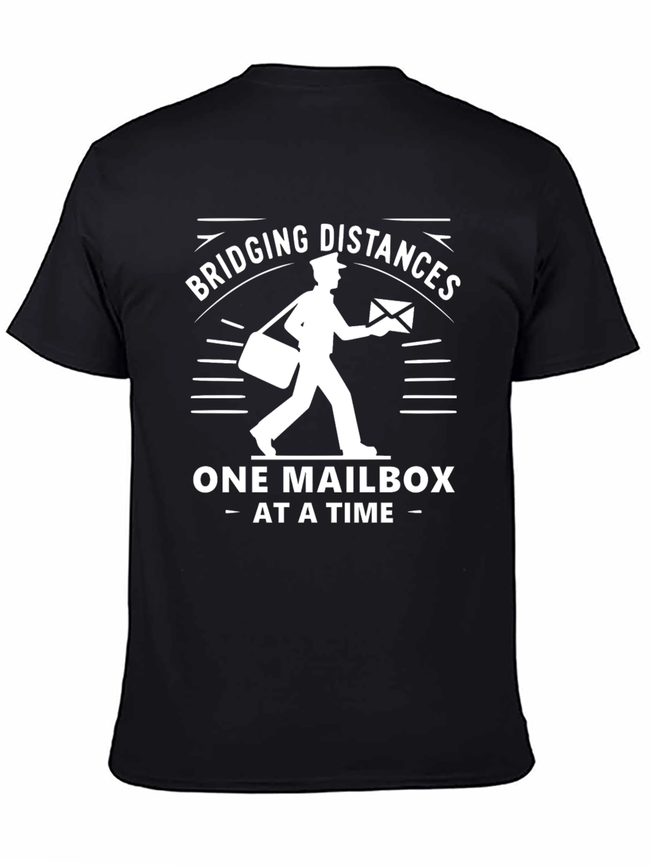 Bridging Distances Mail Carrier T-Shirt