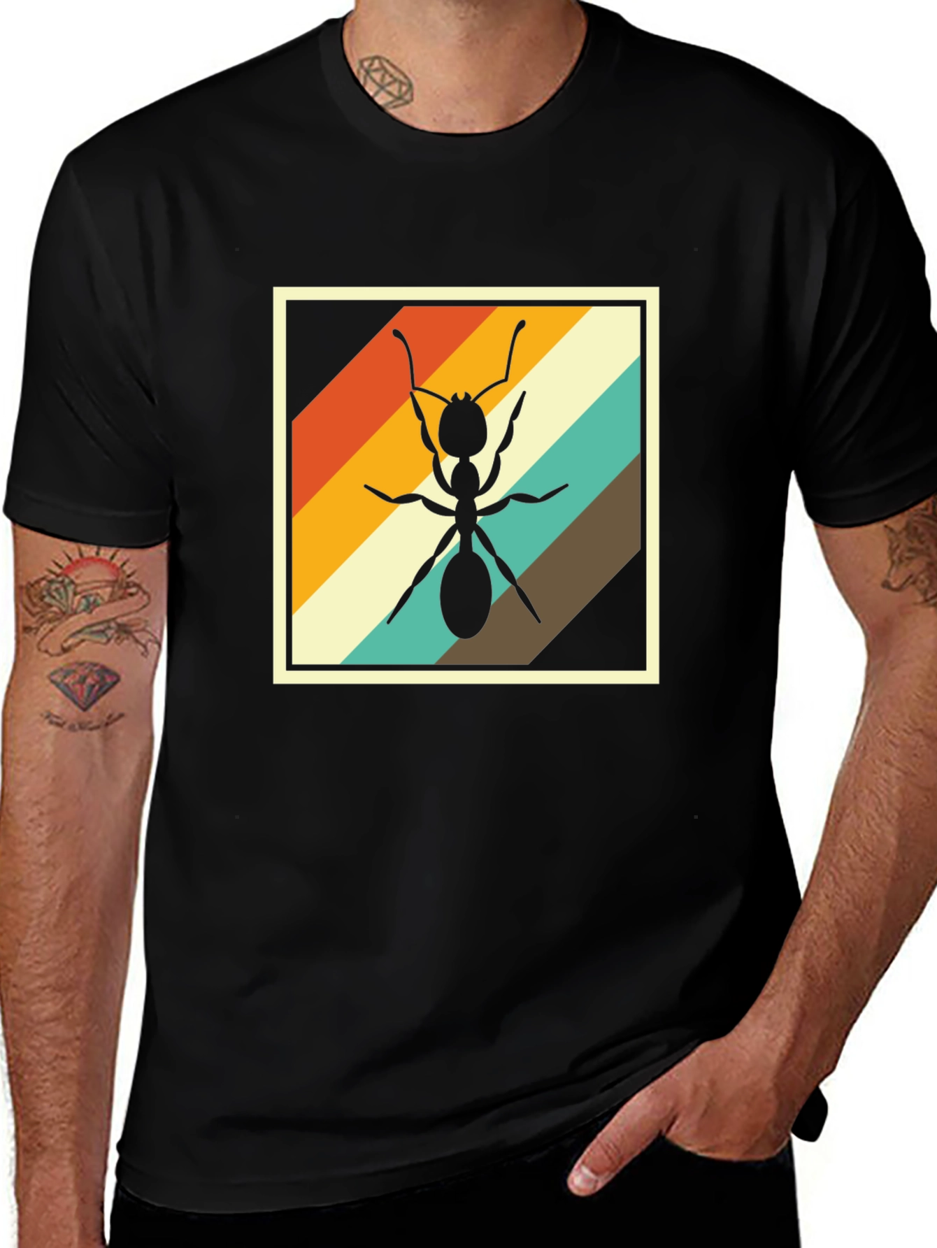 Retro Ant Graphic Tee - Classic Fit