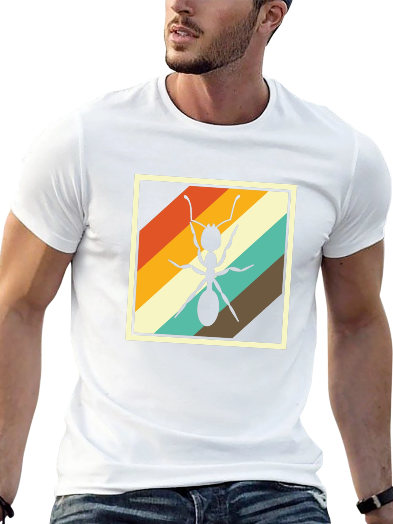 Retro Ant Graphic Tee - Classic Fit