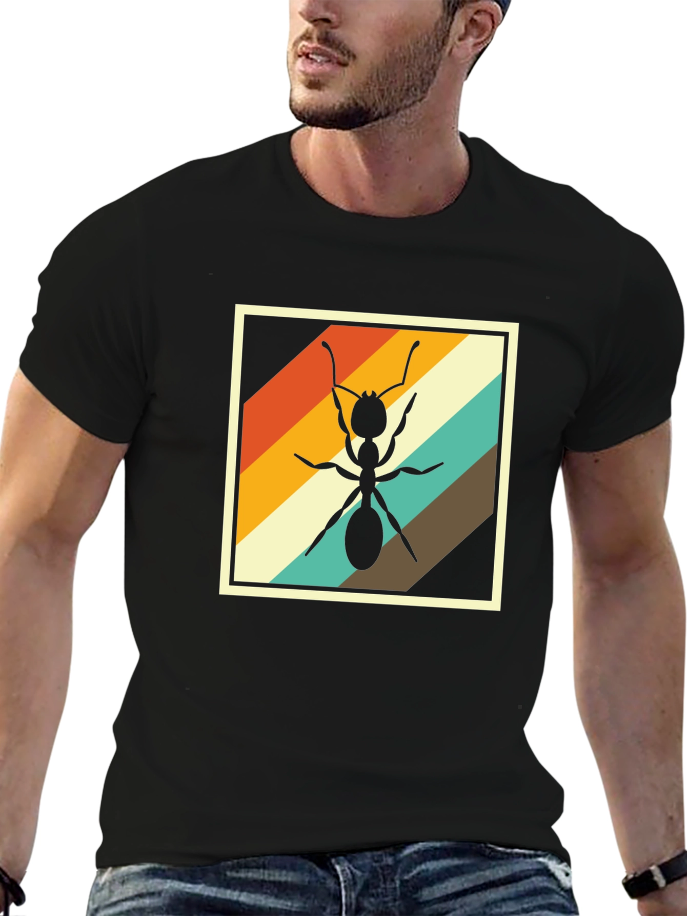 Retro Ant Graphic Tee - Classic Fit